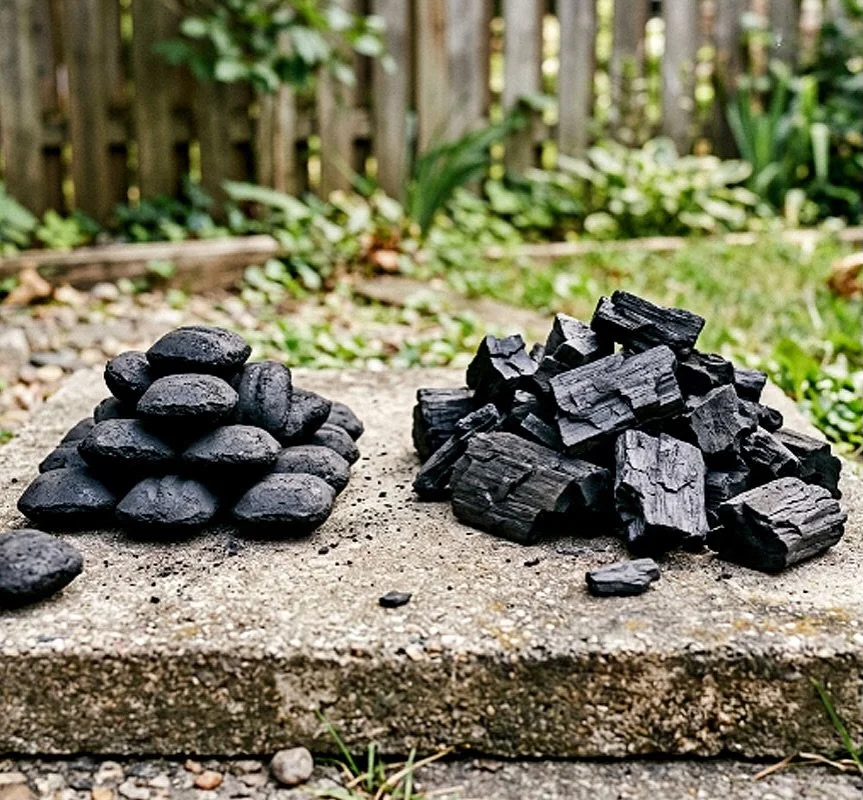 Hardwood lump charcoal versus charcoal briquettes. 

How to pick the one that&rsquo;s right for you.

https://www.smokefiregrill.ca/blog/lump-charcoal-vs-briquettes-what-serious-cooks-should-know

#charcoal #briquettes #lumpcharcoal #charcoalgrill #b