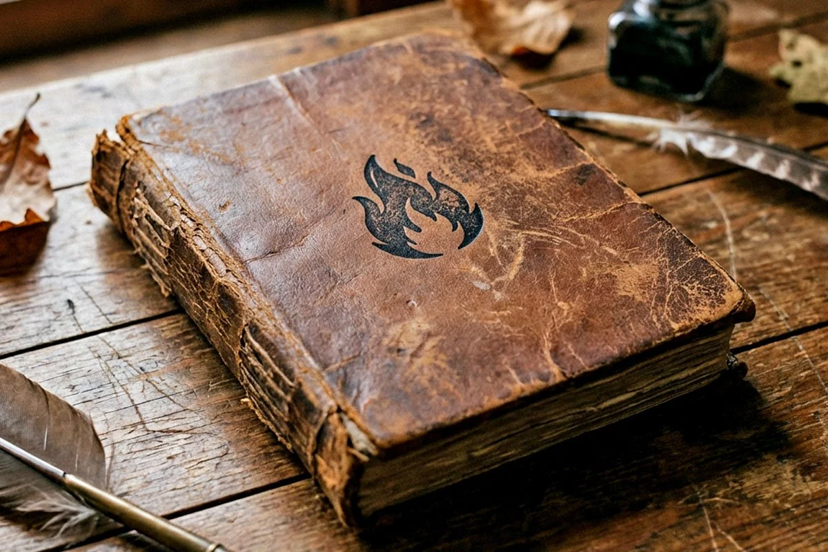 Fire is the Original Language, ancient book of fire.