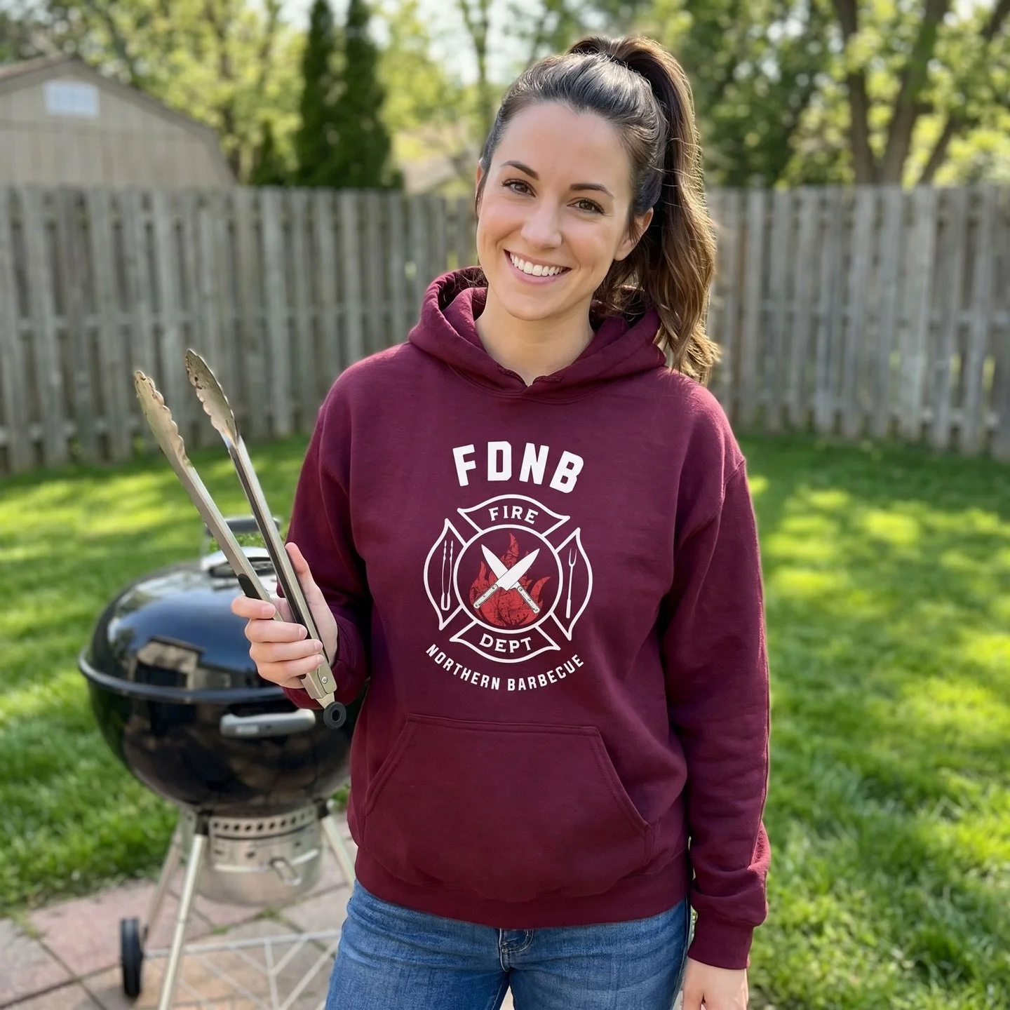 Rep the fire crew with the new FDNB gear. Hoodies, tees and sweatshirts ready for whatever the flames throw your way.

Visit the shop at https://www.smokefiregrill.ca/shop for the full line-up

#barbecueshirts #bbqtshirts #firedepartmentshirts #tshir