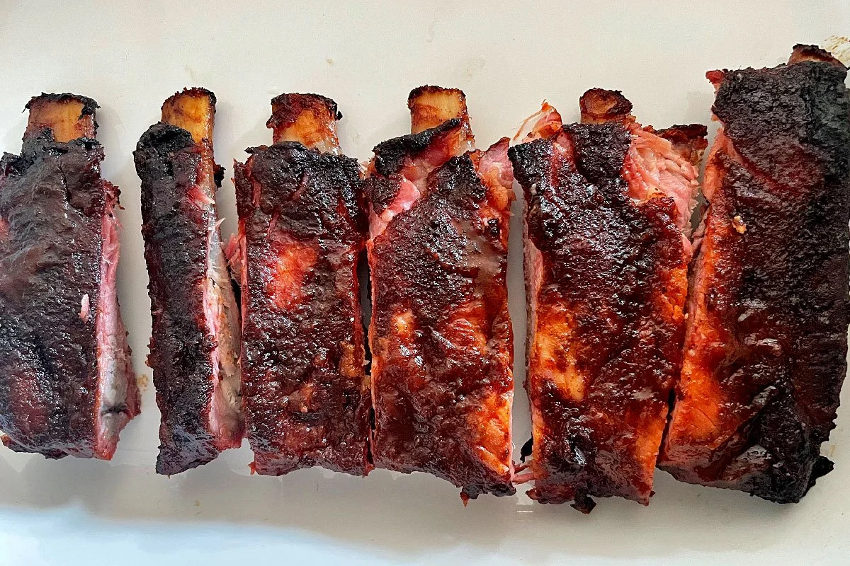 Smoke spare ribs by BBQ Chef Mike Belobradic