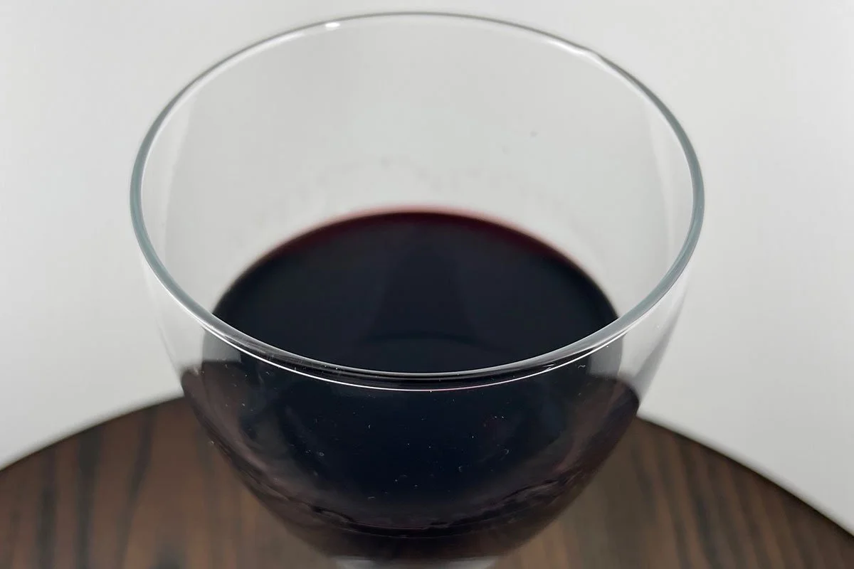 Trius Red in a glass, photo by Mike Belobradic.