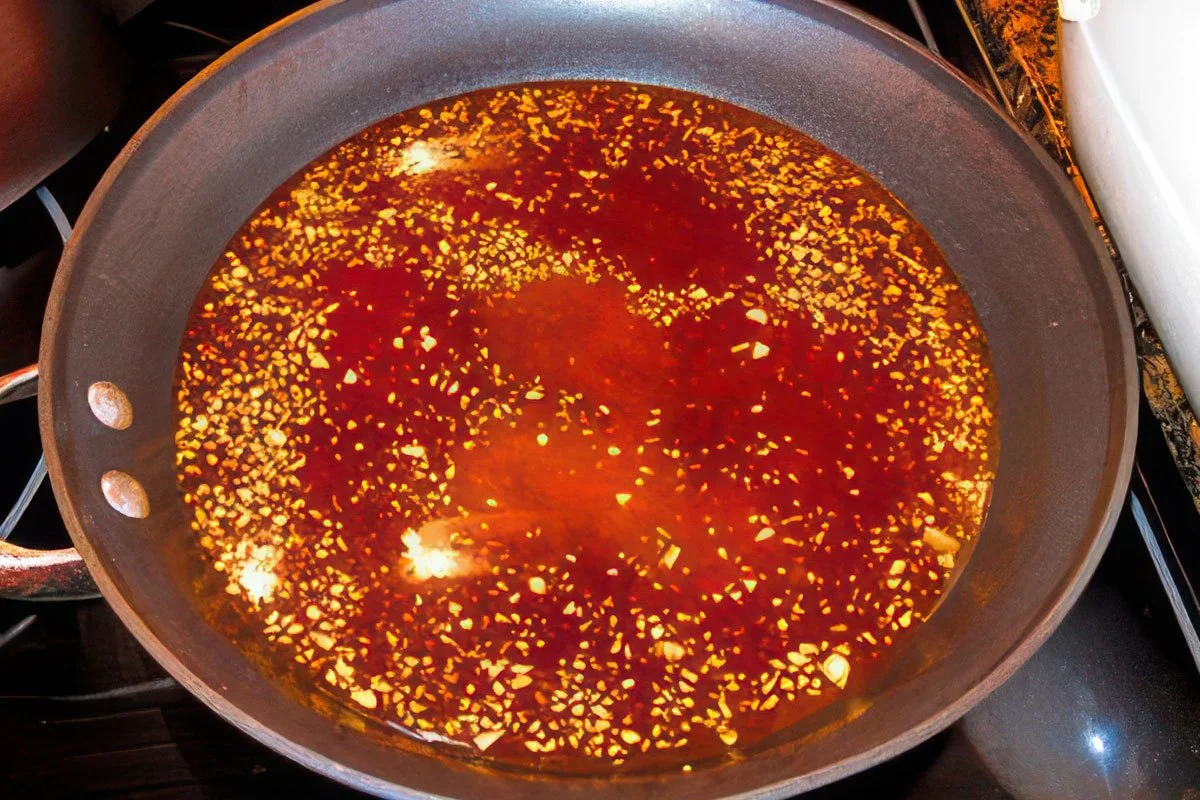 Huli Huli Chicken glaze preparation.