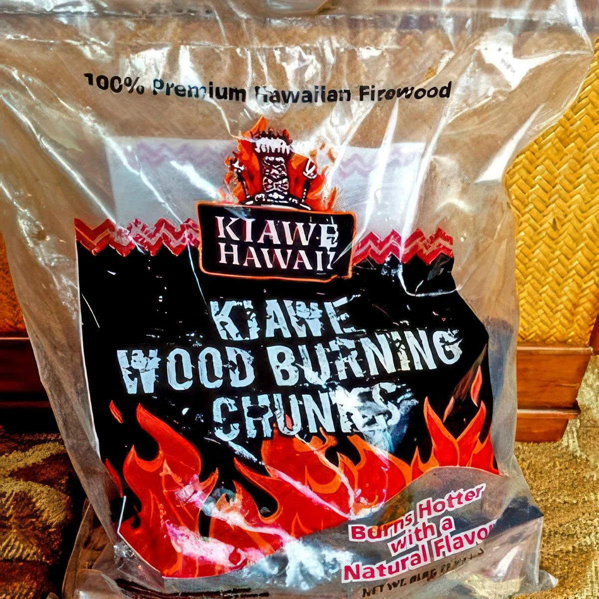 Kiawe wood chunks from Hawaii.