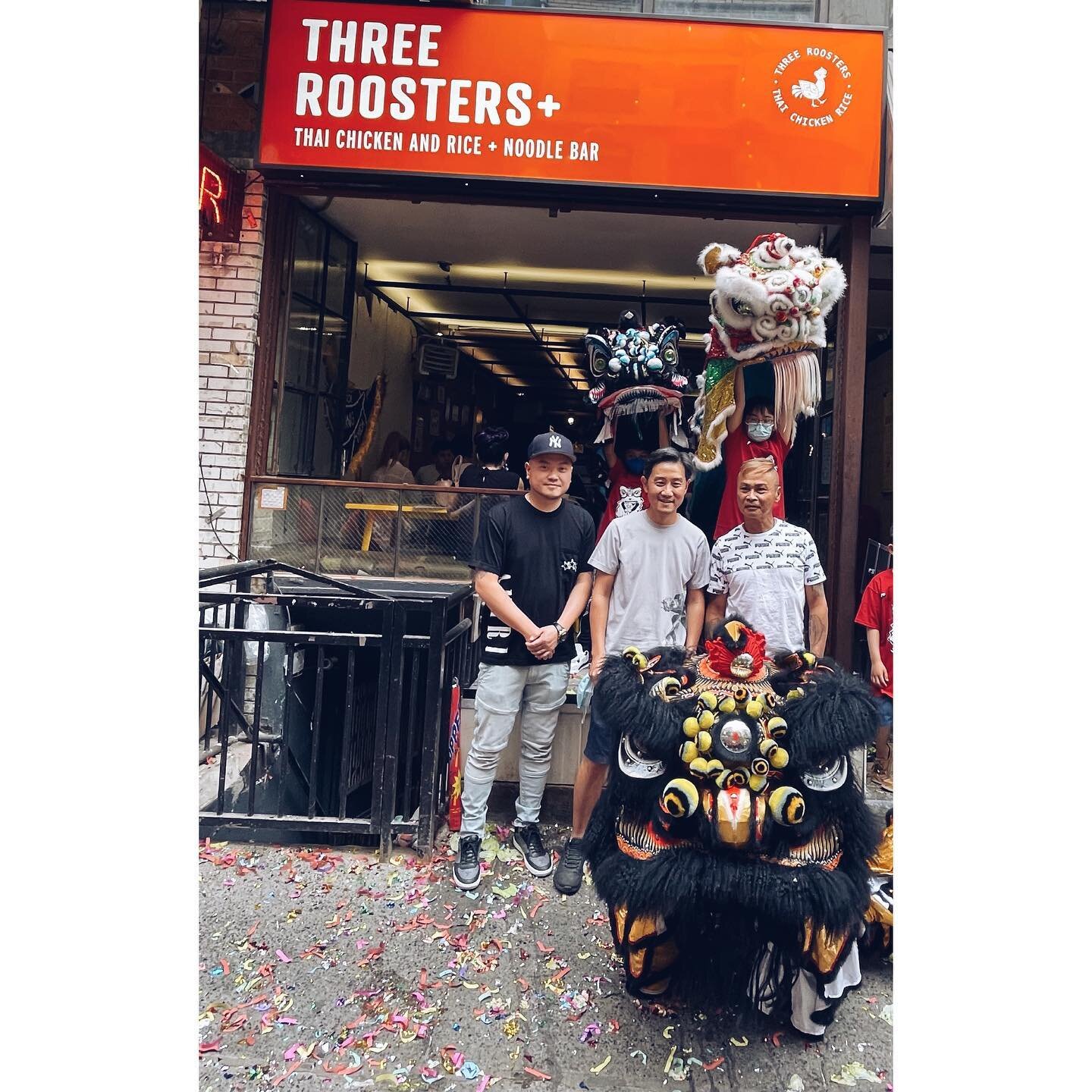 Congratulations on the Grand opening of @threeroostersthai 🎊 Located at 23 Pell street New York, NY &hellip; check them out!!