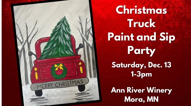 Christmas Truck Paint and Sip