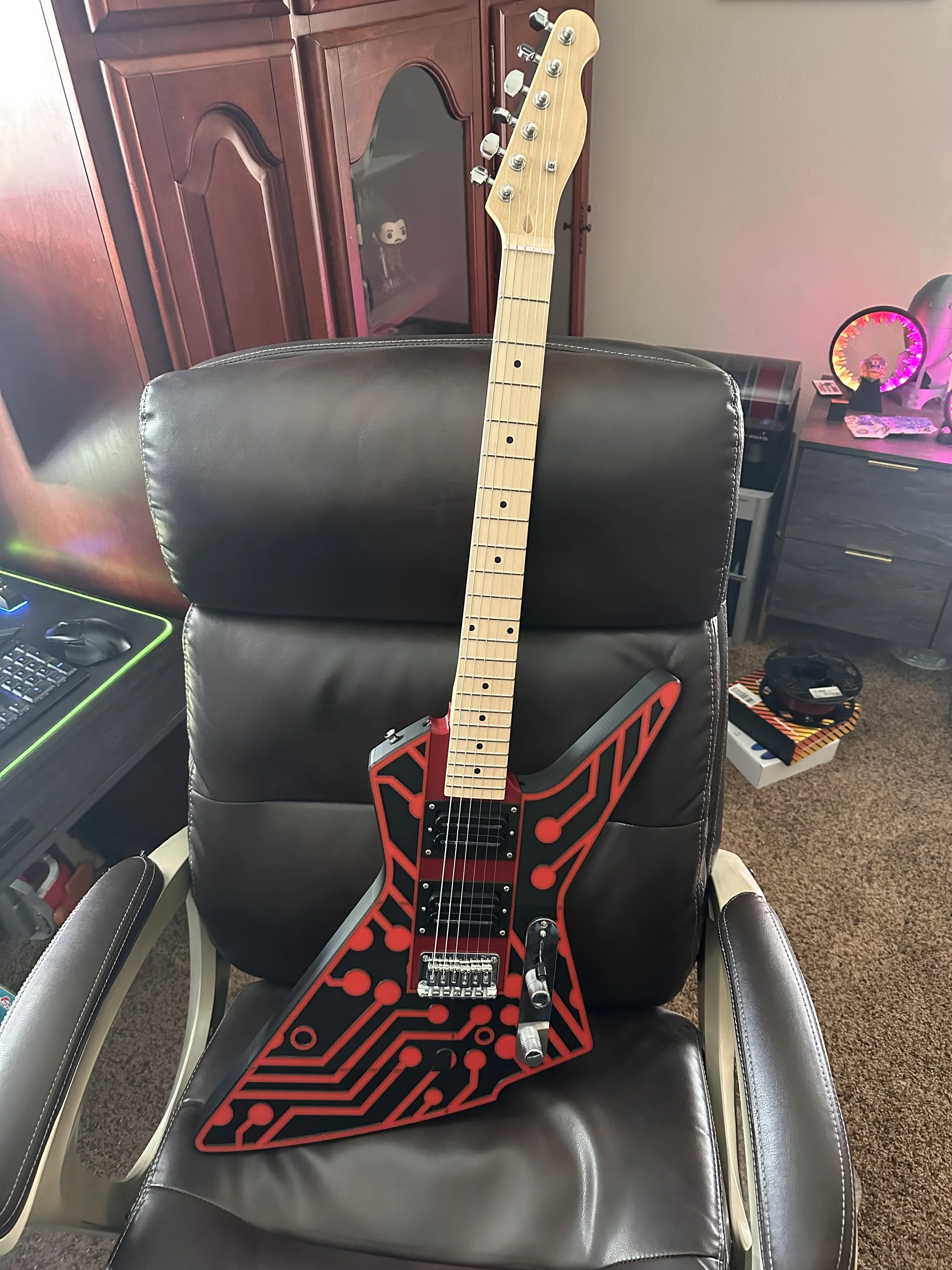 "My son has been playing for two years and wanted something super cool to play on with his band. Here are the two I printed for him. Even put his band logo on the side!!!" - Michael H