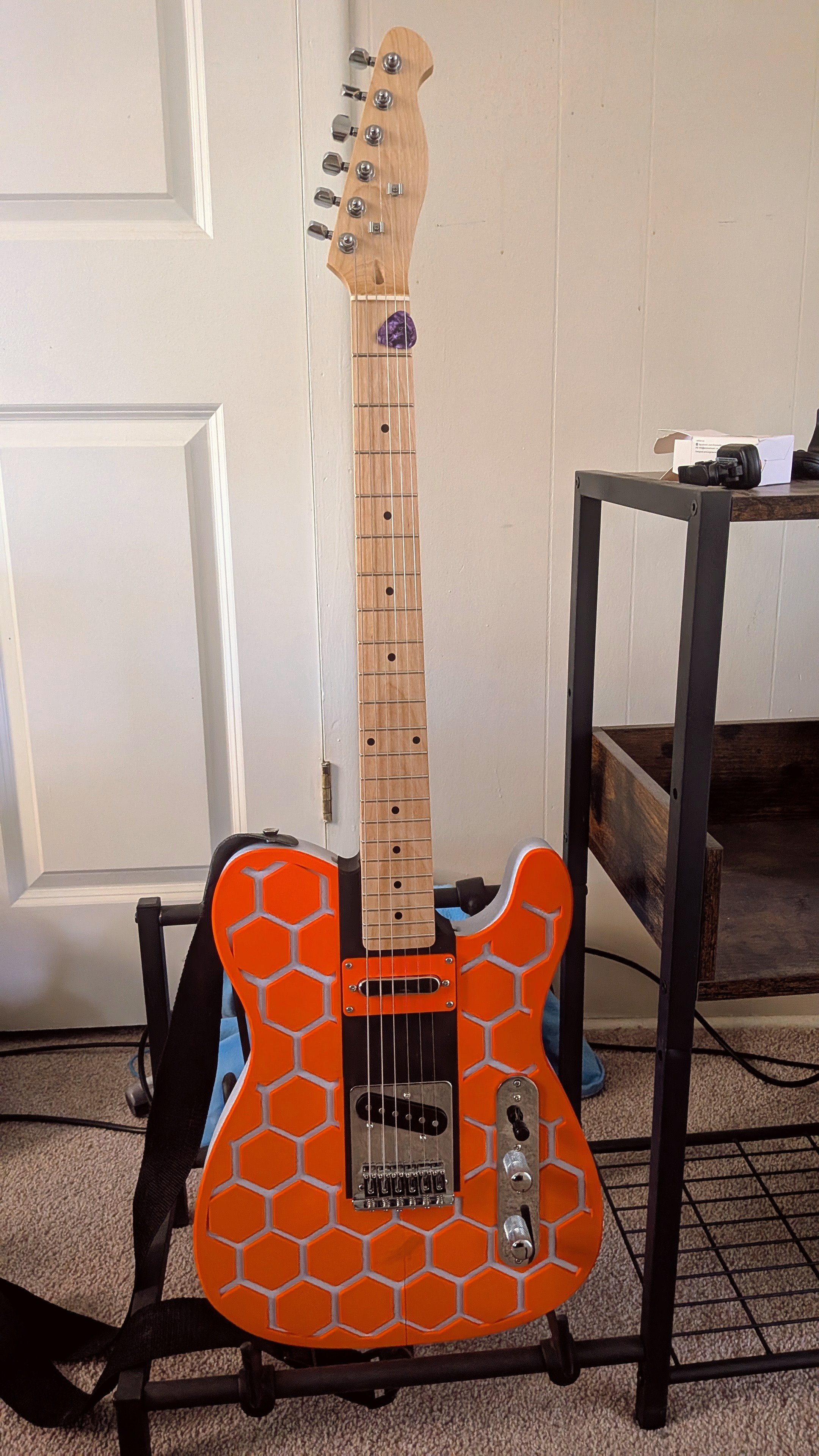 "This is now one of the coolest guitars in my collection. Every part of this process was amazing. Kevin was very responsive in helping me every step of the way. The shipping for the hardware and neck was really fast and everything was packages very w