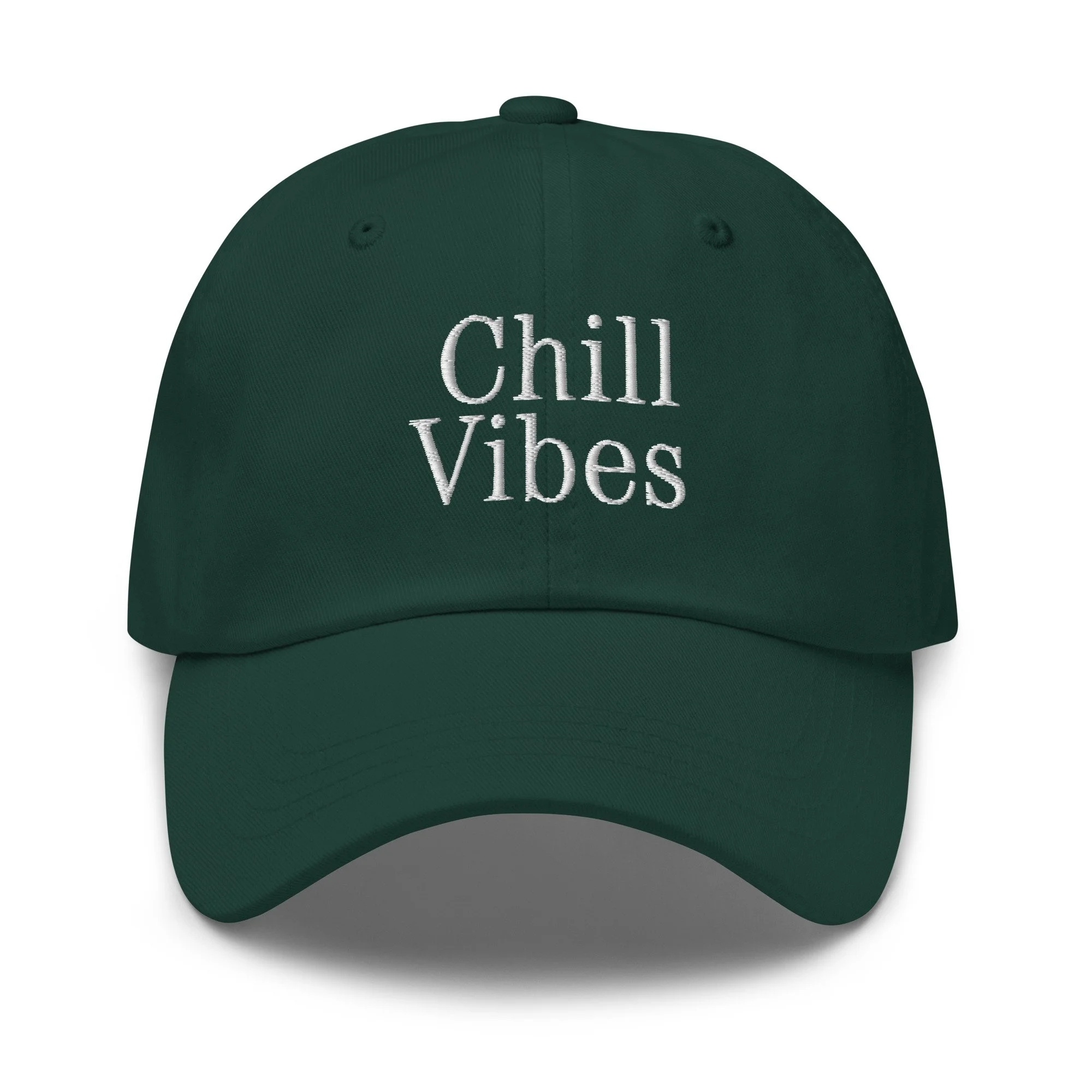 CHILL VIBES - Dad hat, green