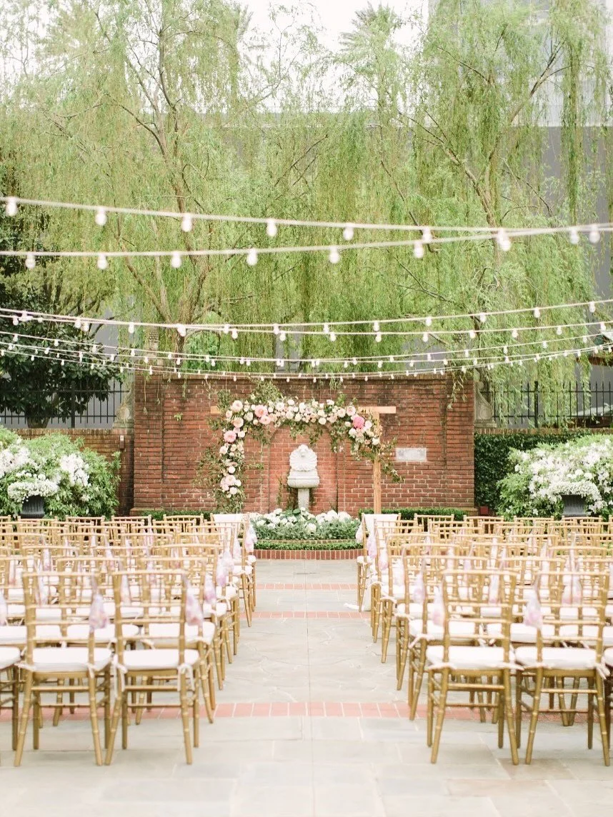The perfect day is all in the details. From our Gold Chiavari Chairs to the finishing touches, we were proud to help set the scene for Christina and Phillip&rsquo;s unforgettable &ldquo;I do&rdquo; at River Oaks Country Club. 🤍

📸: @mustardseedphot