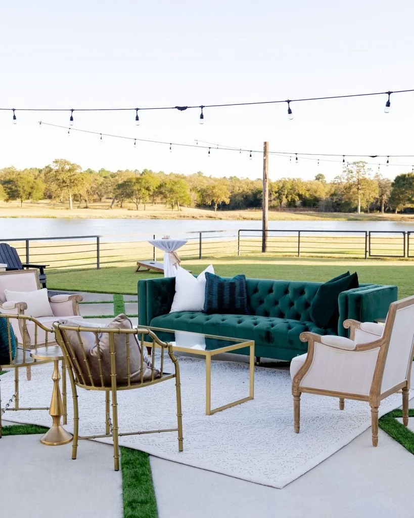 A good wedding lounge = happy guests, great photos, and a cocktail hour that everyone actually wants to stay for. 🍸💍

Featured here: Beth Chairs, Faux Bamboo Chairs, Tabby Nesting Coffee Table, Heidi Side Table, Teresa Sofa

View our full inventory