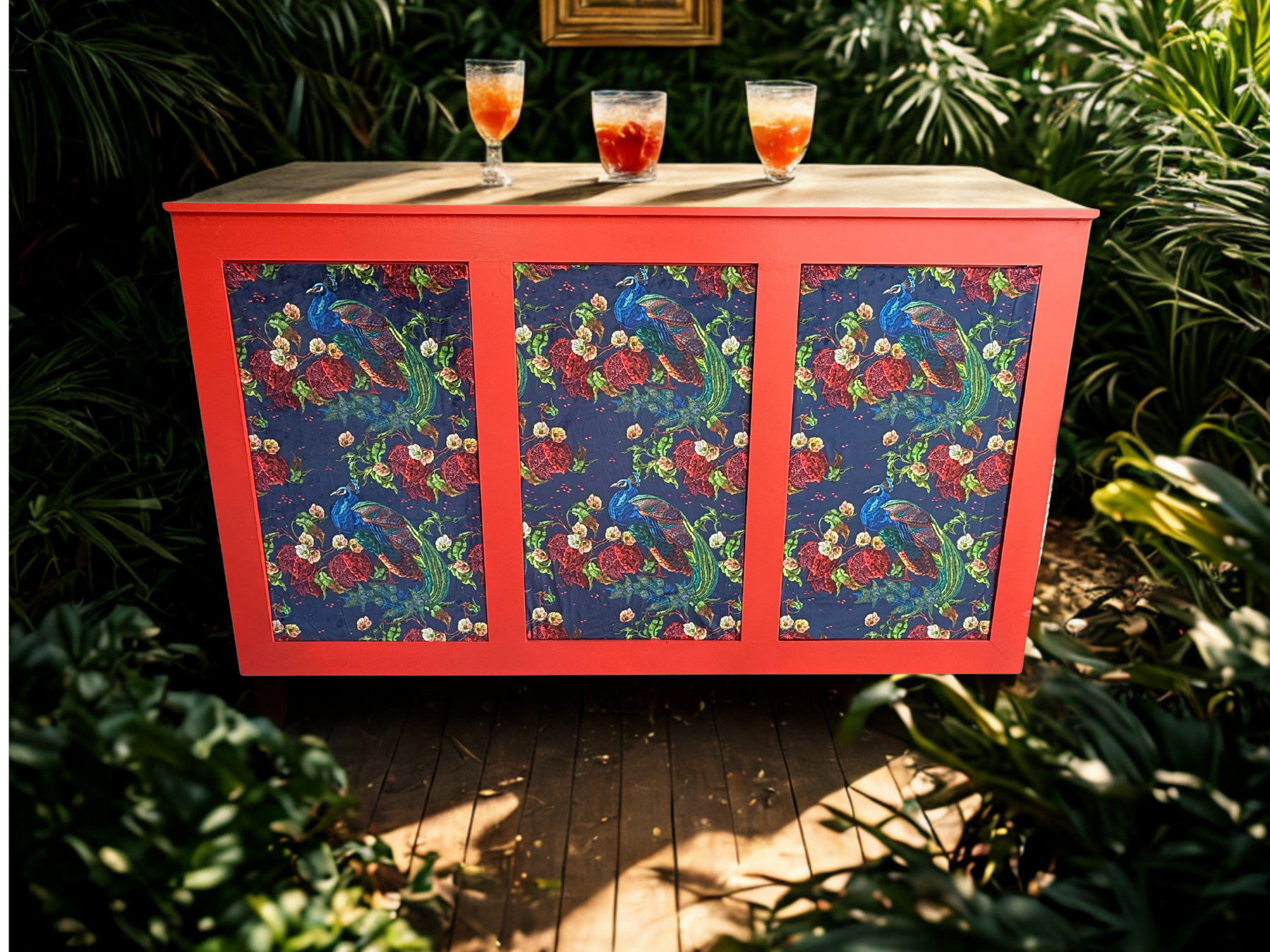 peacock orange bar in garden rent custom houston.png