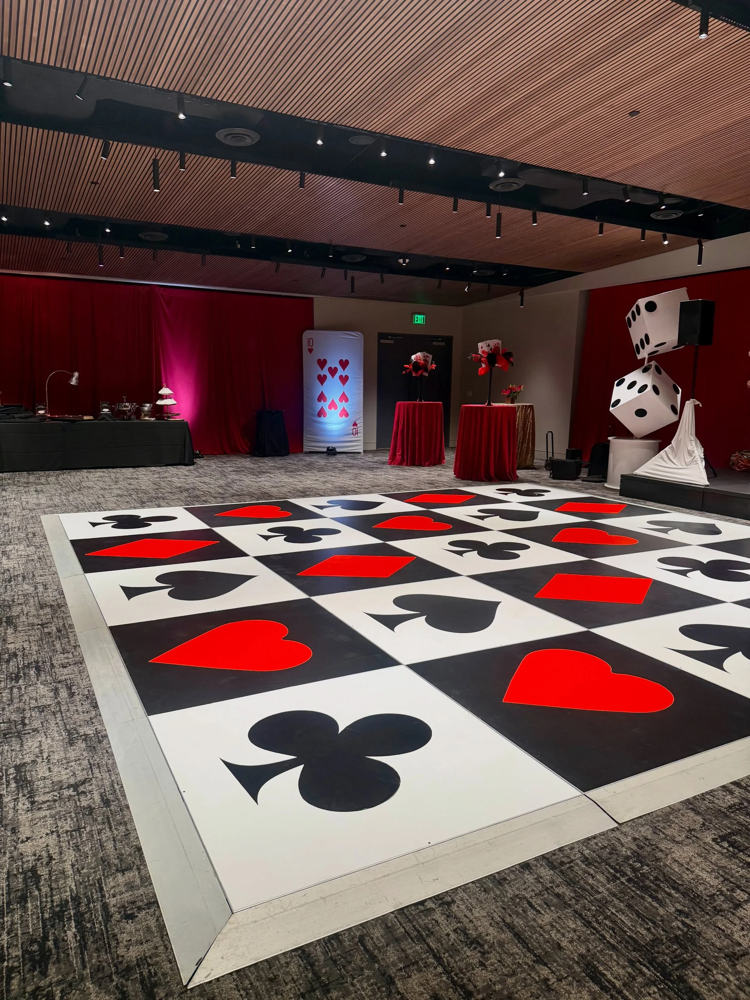 Jackpot-worthy details, high-stakes fun, and a birthday celebration that went all in! 🎲 We loved helping bring this Las Vegas-inspired party to life with rentals that made every guest feel like a winner. &spades;️&diams;️&clubs;️&hearts;️ #VegasBirt