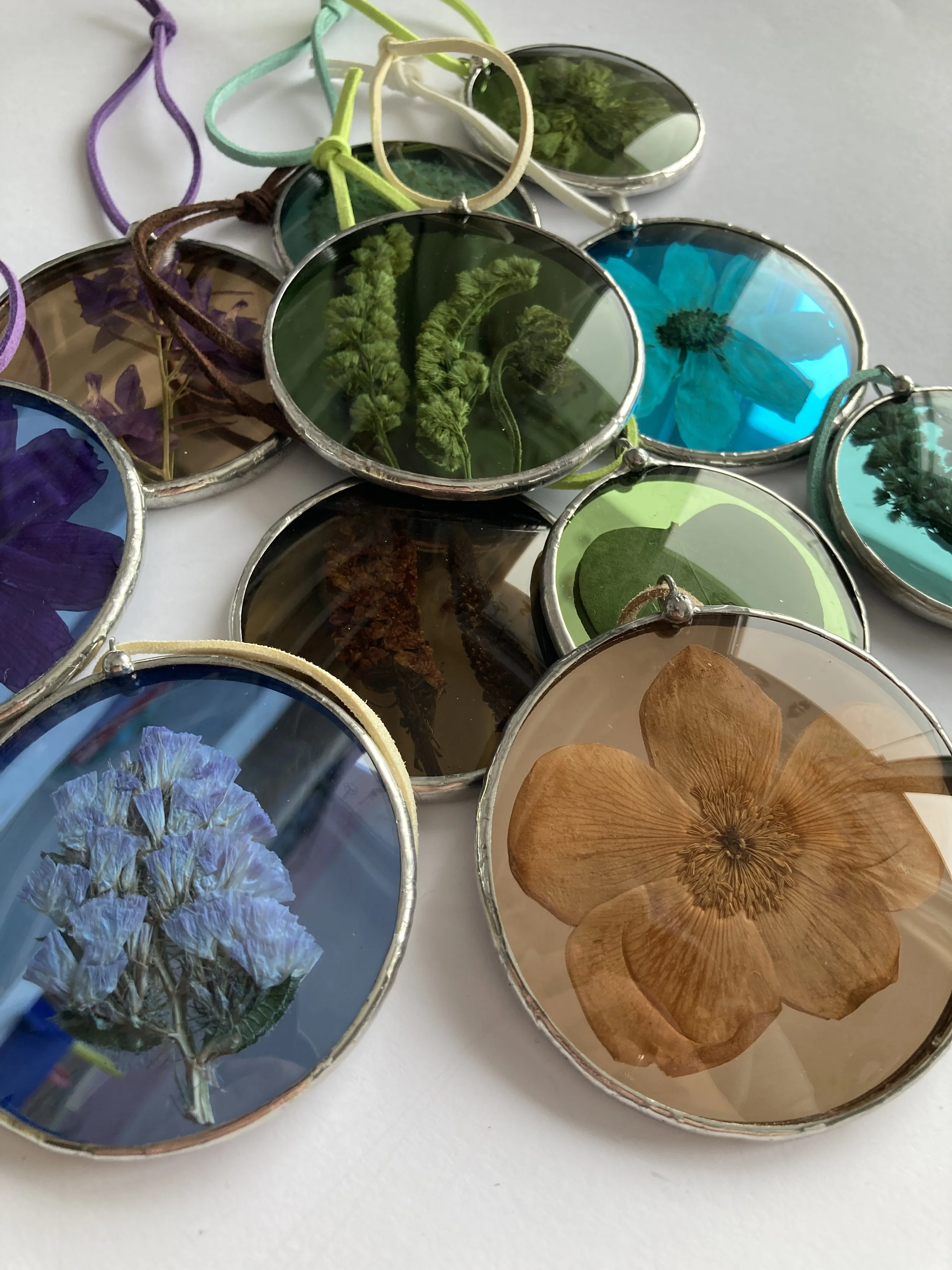 Herbarium - Stained Glass Ornaments - Made in Montréal