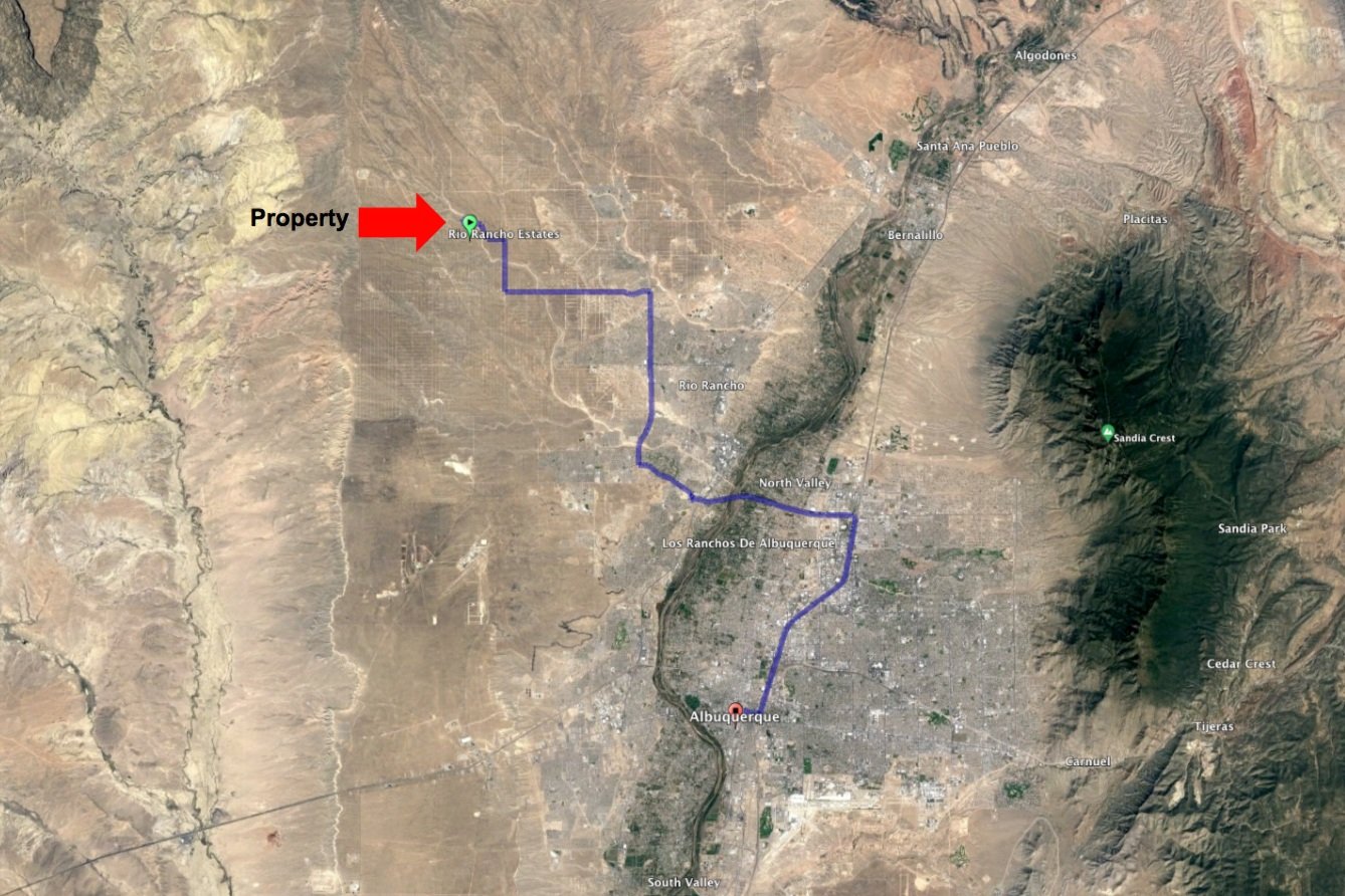 Levoy Landholdings 1.1 Acre Lot in Rio Rancho Estates, New Mexico