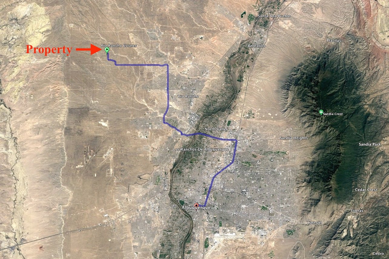 Levoy Landholdings 1 Acre Lot in Rio Rancho Estates, New Mexico