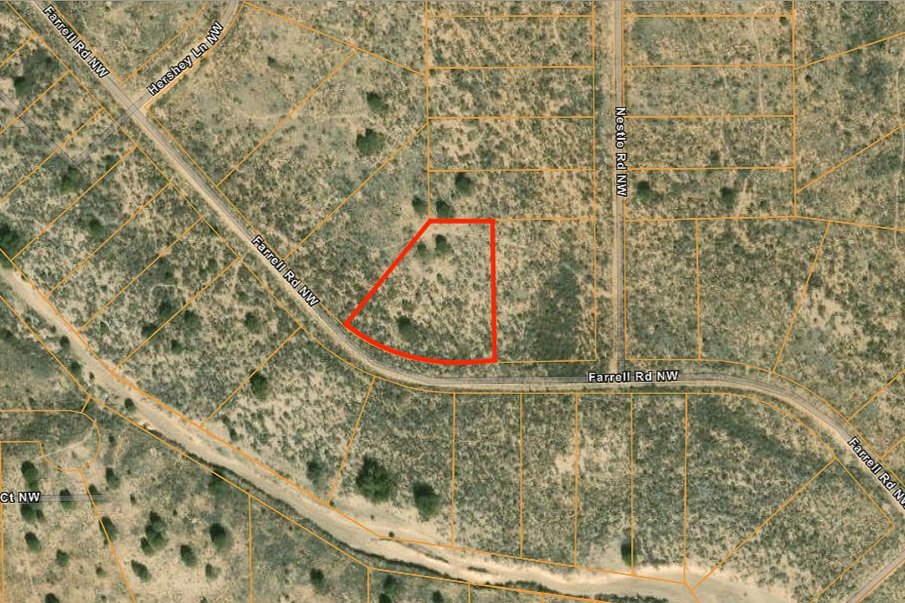 Levoy Landholdings Serene 1.01 Acre Lot on Farrell Rd. NW in Rio Rancho Estates, New Mexico