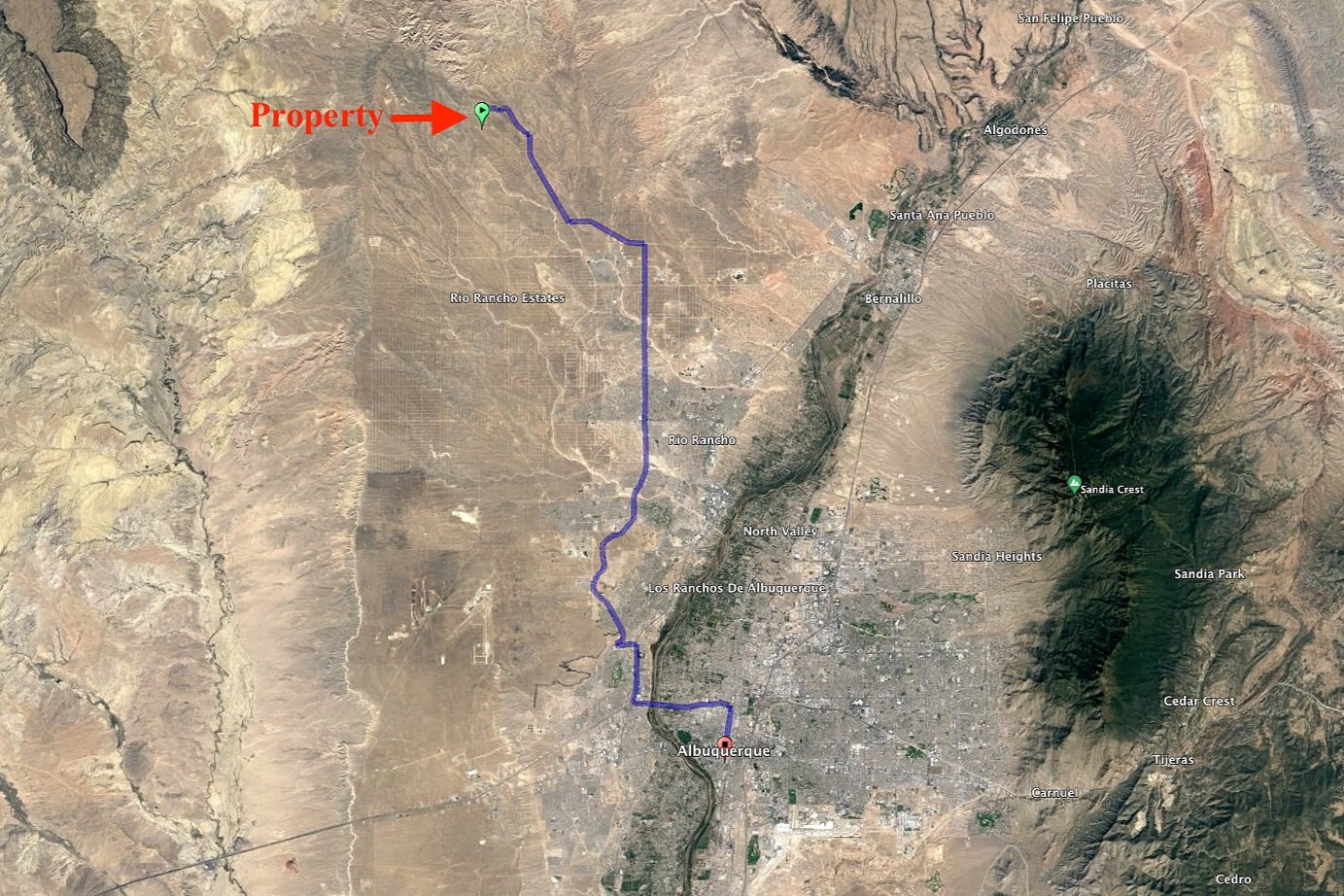 Levoy Landholdings Serene 1.01 Acre Lot on Farrell Rd. NW in Rio Rancho Estates, New Mexico