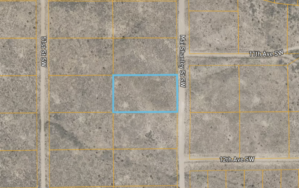 Sensational 1.0 Acre Lot on 50th St SW in Rio Rancho Estates, New Mexico