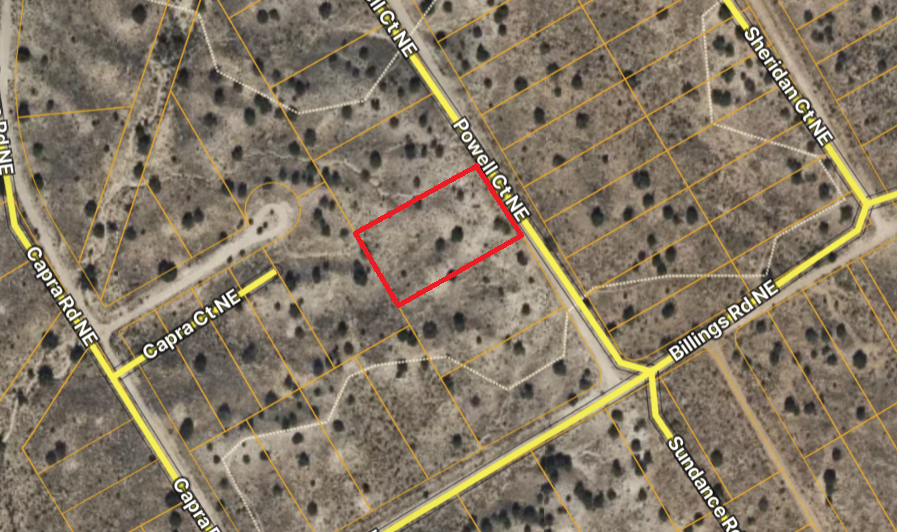 Tranquil 1.0 Acre Lot on Powell Ct NE in Rio Rancho Estates, New Mexico