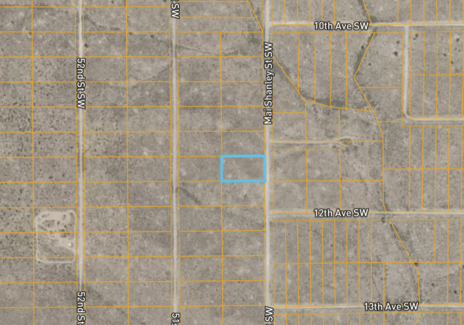 Sensational 1.0 Acre Lot on 50th St SW in Rio Rancho Estates, New Mexico