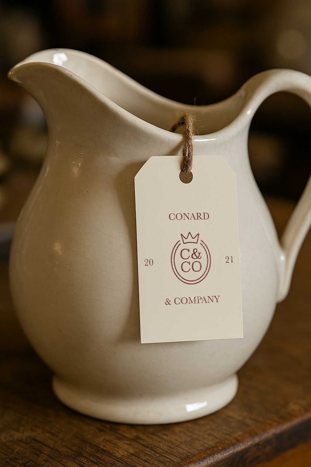 Store tag design for Conard & Co