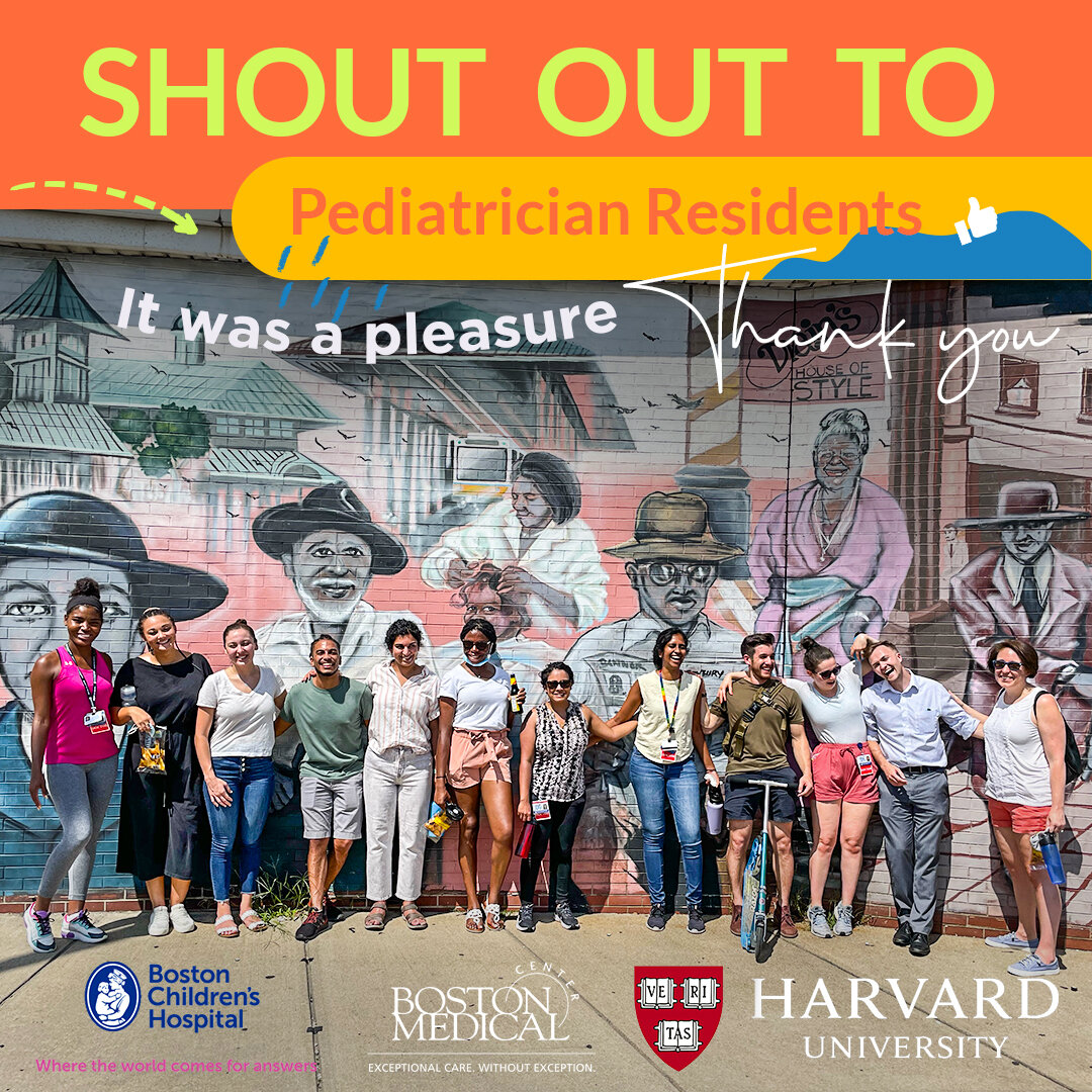 It was a pleasure to host pediatrician residents from Boston Medical Center. It&rsquo;s so important that healthcare professionals learn more about the communities they serve. 🎟 Book Your Private Tour Today!

@bostonchildrens
@harvard
@bostonmedical