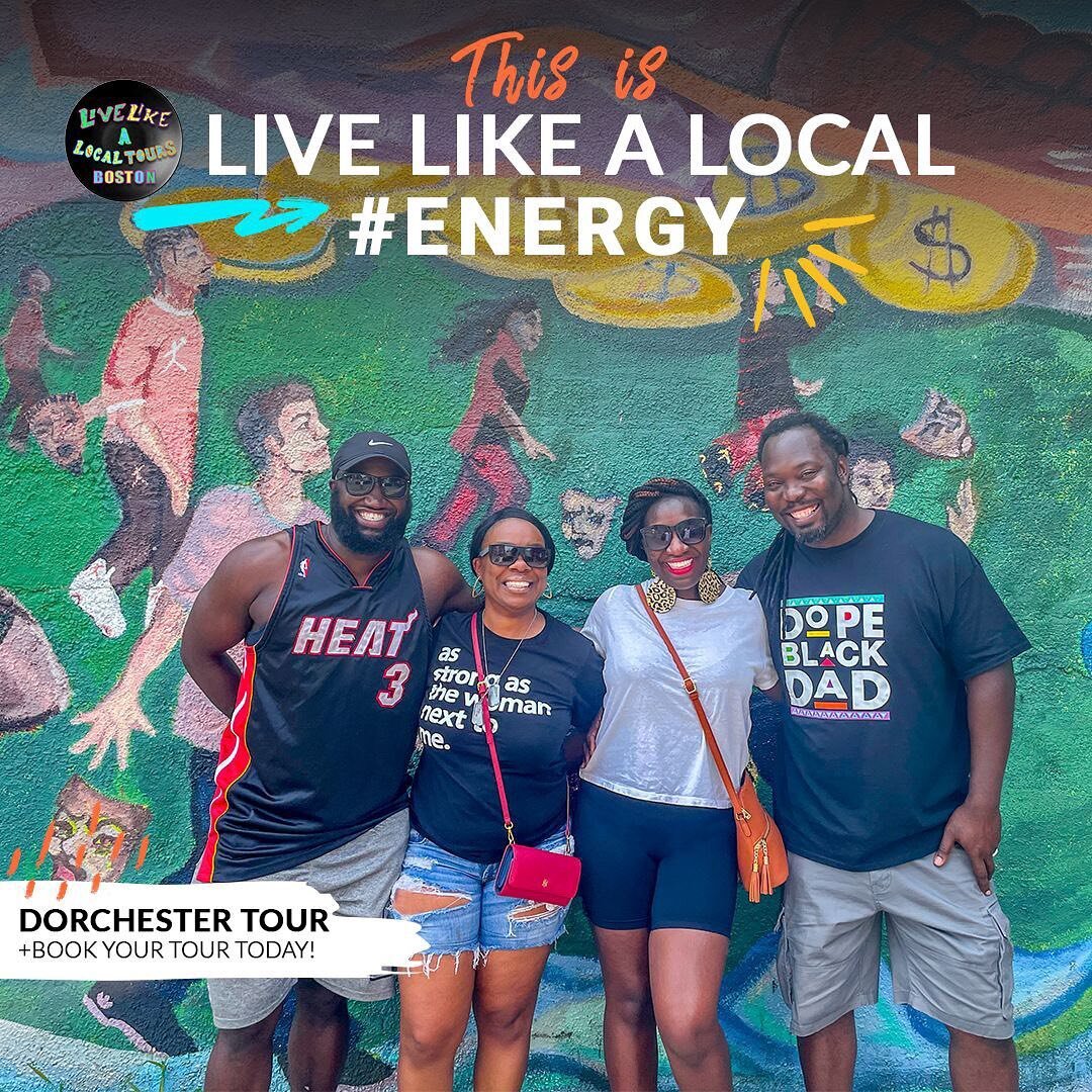 Live Like A Local #Energy! Food, History and Culture 🙌🏾 Shout out to this group of friends who took the Dorchester Food &amp; Brew Tour last year. The pandemic has unfortunately kept us away from our friends and family over the last two years. Neig