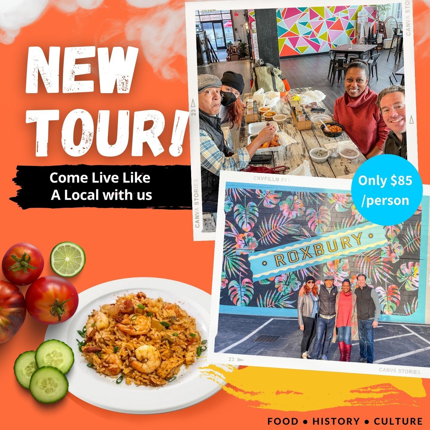 We are excited to introduce our new Roxbury Food &amp; Brew Tour! Take a walk through Nubian Square, grab a small plate from a local restaurant, and get a flight of beer, seltzer or Kombucha from a local brewery!⠀
⠀
Come Live Like A Local with us and