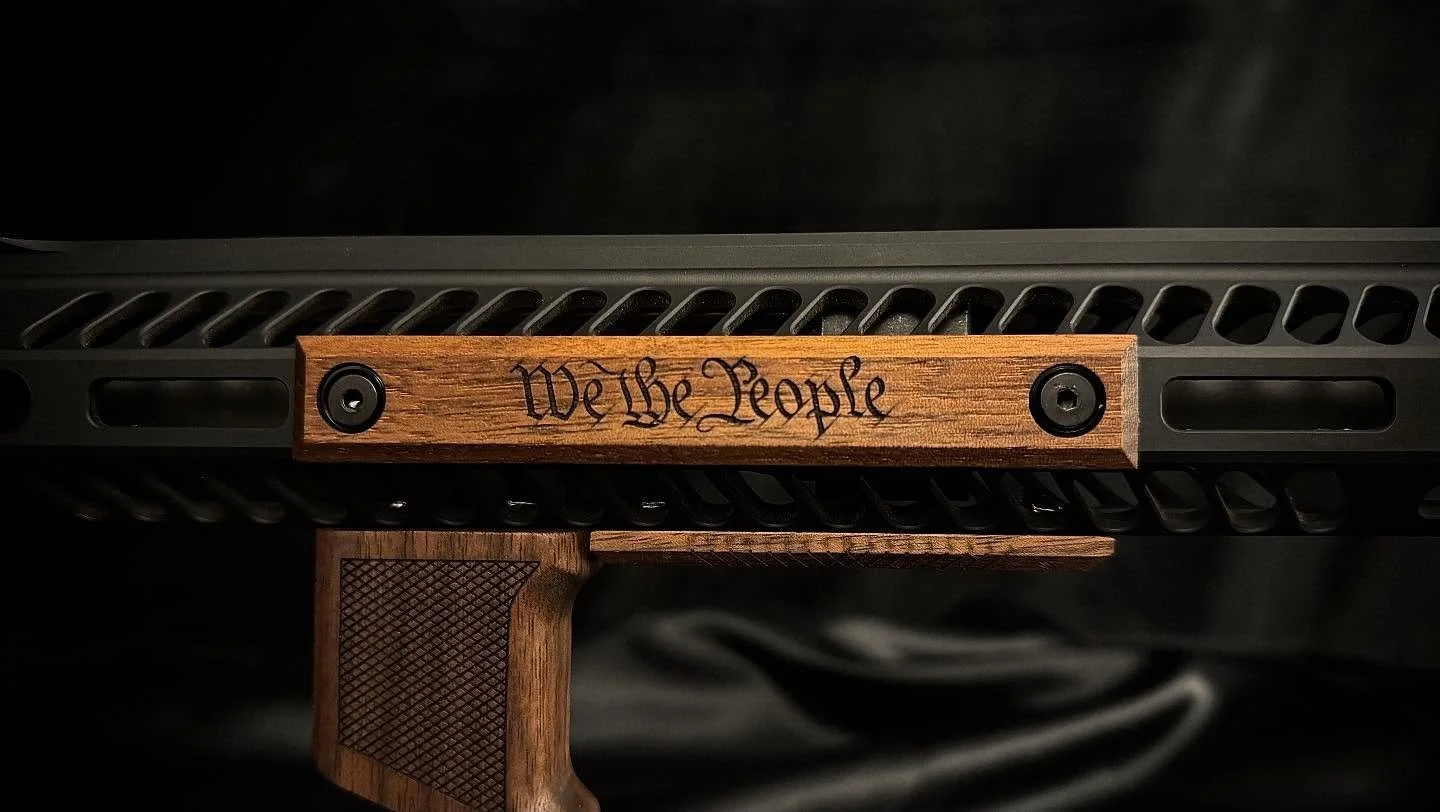 Every detail matters. From CNC precision to the hand-rubbed oil finish, this rail cover brings tradition and craftsmanship to any M-lok handguard.

#RailWoodsUSA #AR15Build #WeThePeople #WalnutAR15 #MadeInUSA #MLok #CustomAR15 #GunCulture #WoodAndSte