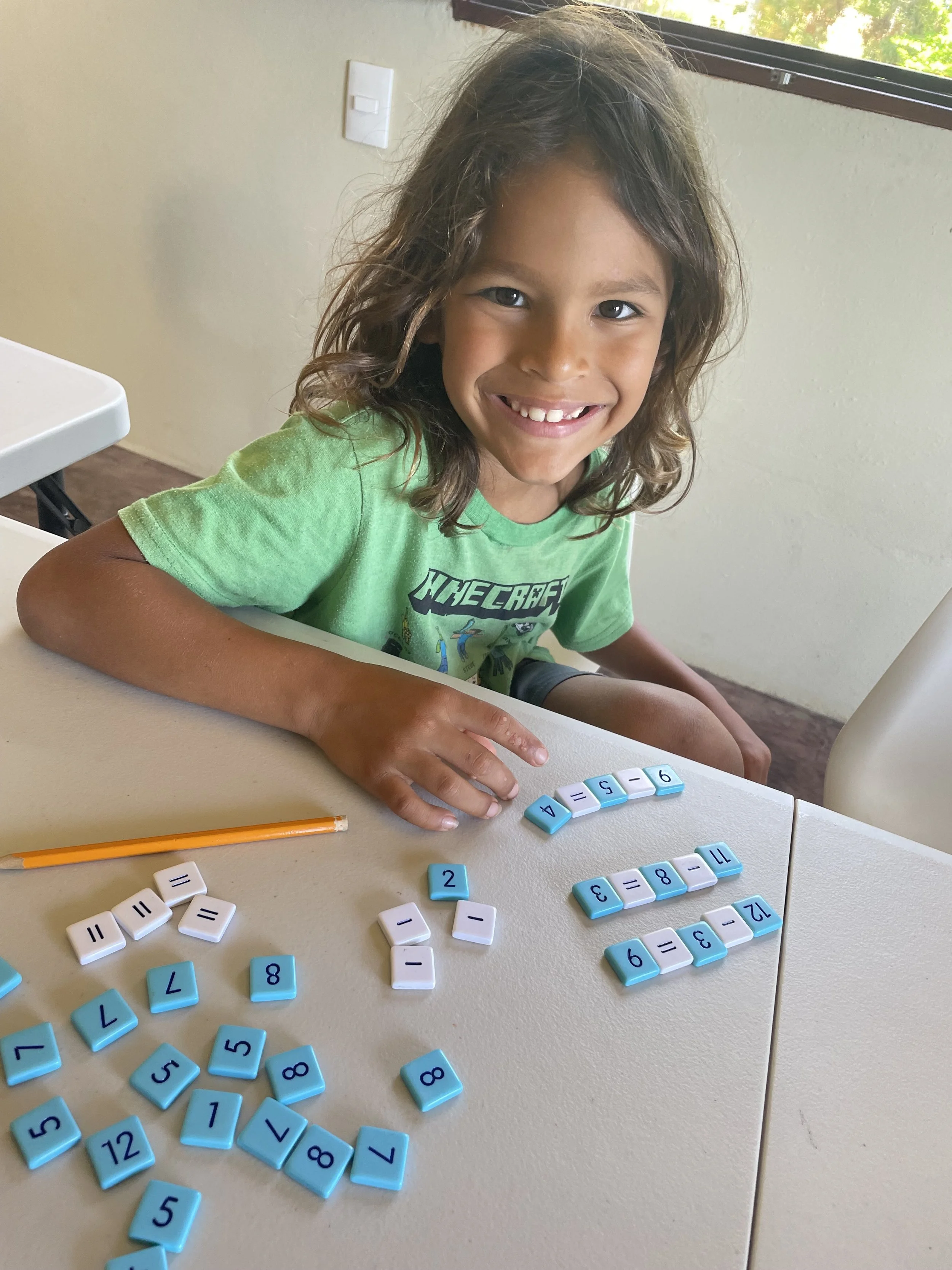 Dominican student studying mathematics
