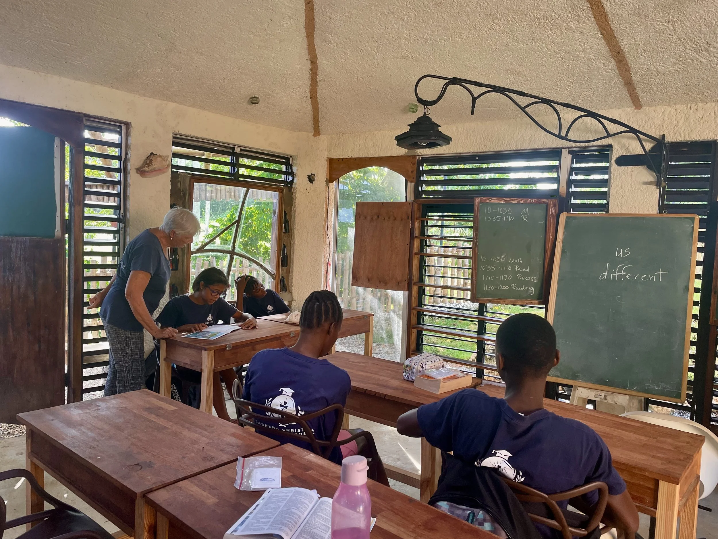 Students learning in Logic School