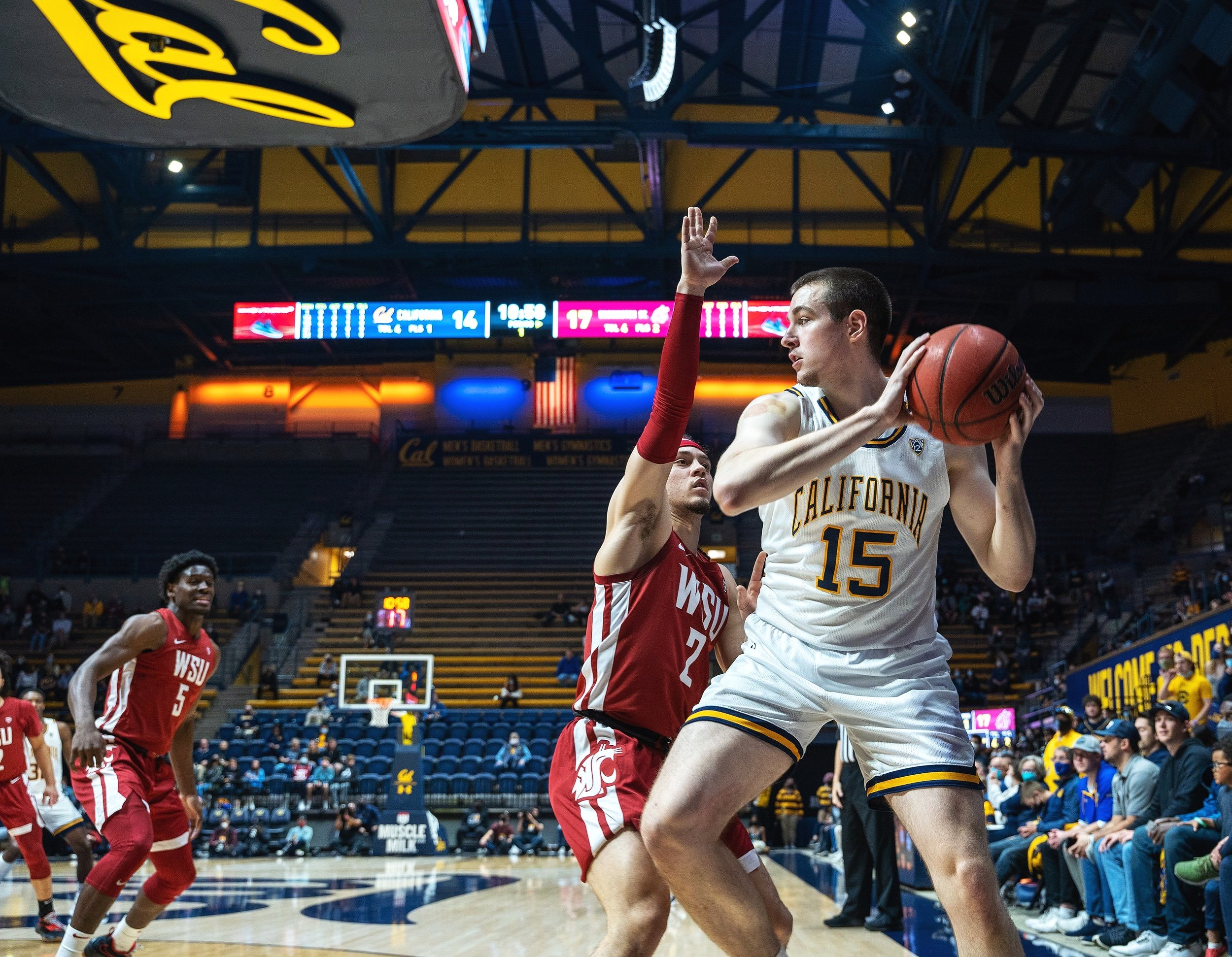 Pac-12 Basketball Cal's Grant Anticevich against WSU 