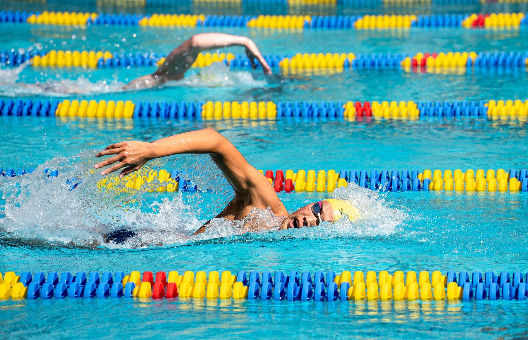 Cal men’s swimming shows versatility, depth vs. Stanford
