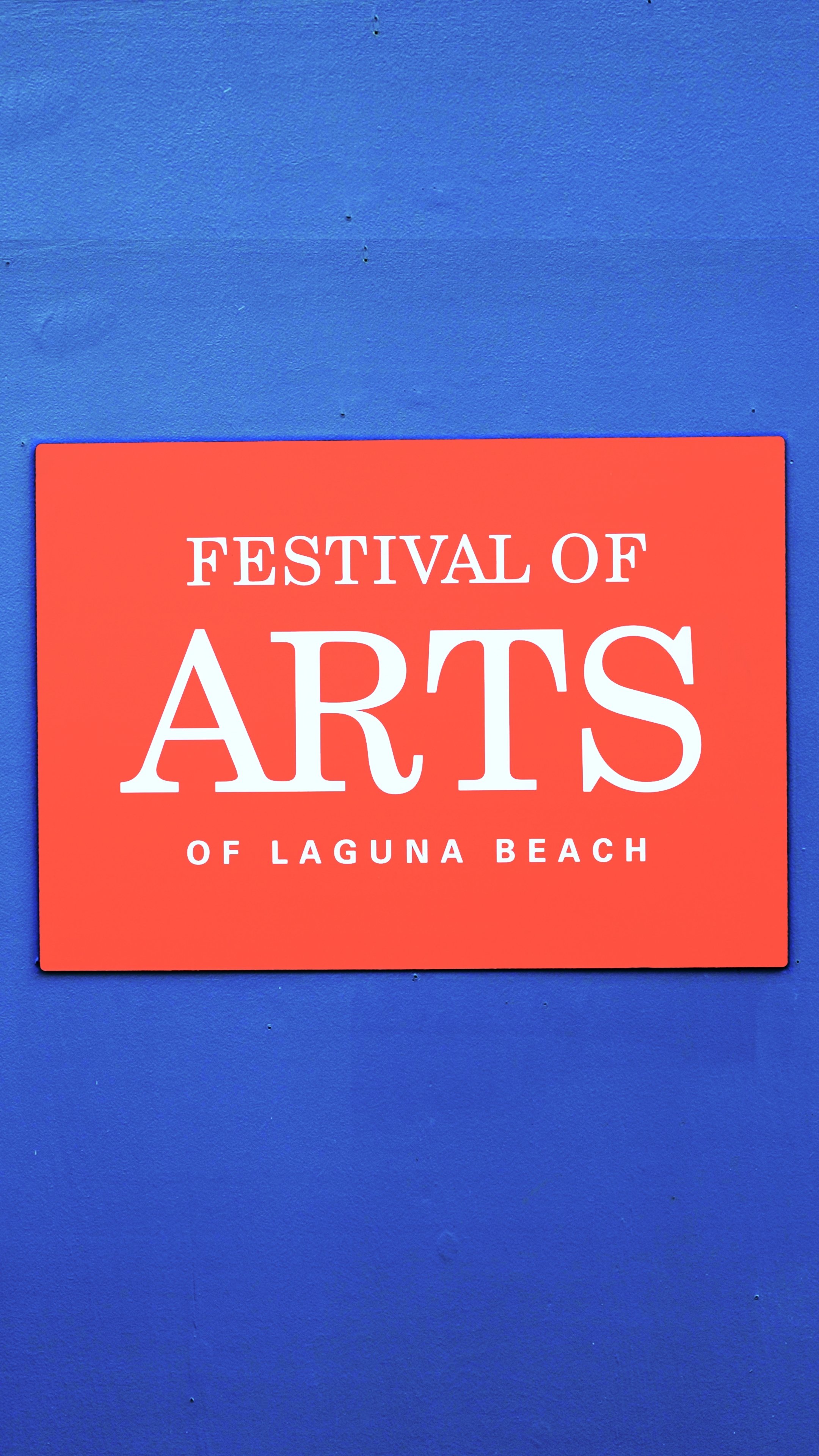 Festival of Arts Laguna Beach Sign