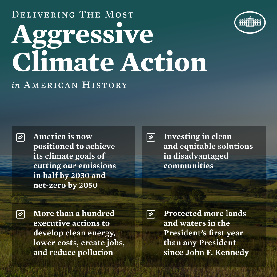 Biden Administration Working to Protect Our Climate (BCDP Weekly)