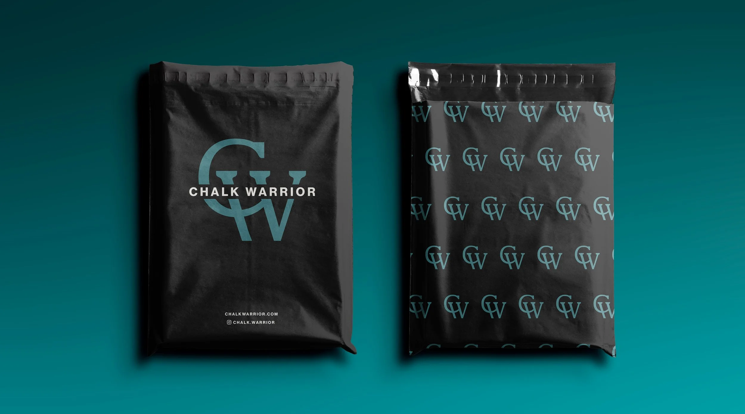 Chalk Warrior branded polymailer