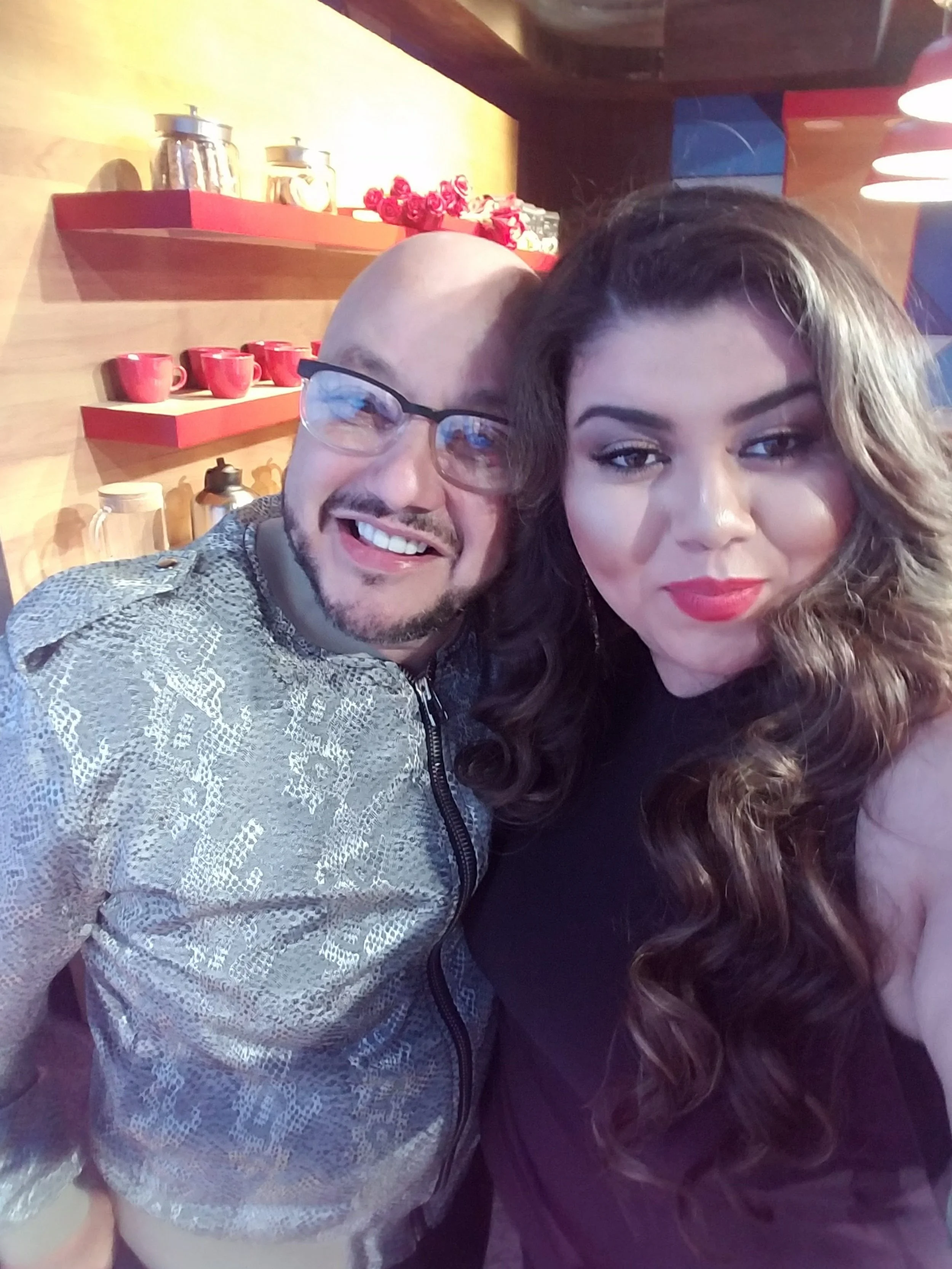 Alyssa Baches con Pepe Garza