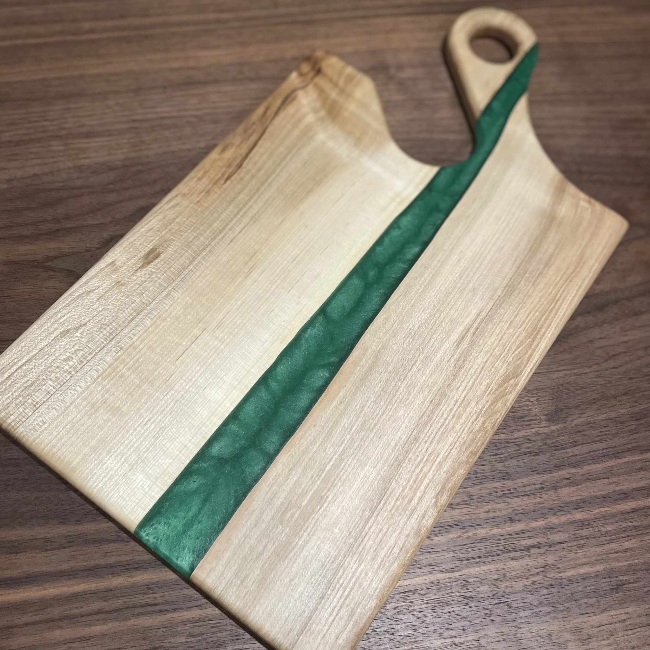 24''x16'' Olive Wood River Set, Olive Wood Epoxy Table Board, Live Edge Olive Wo