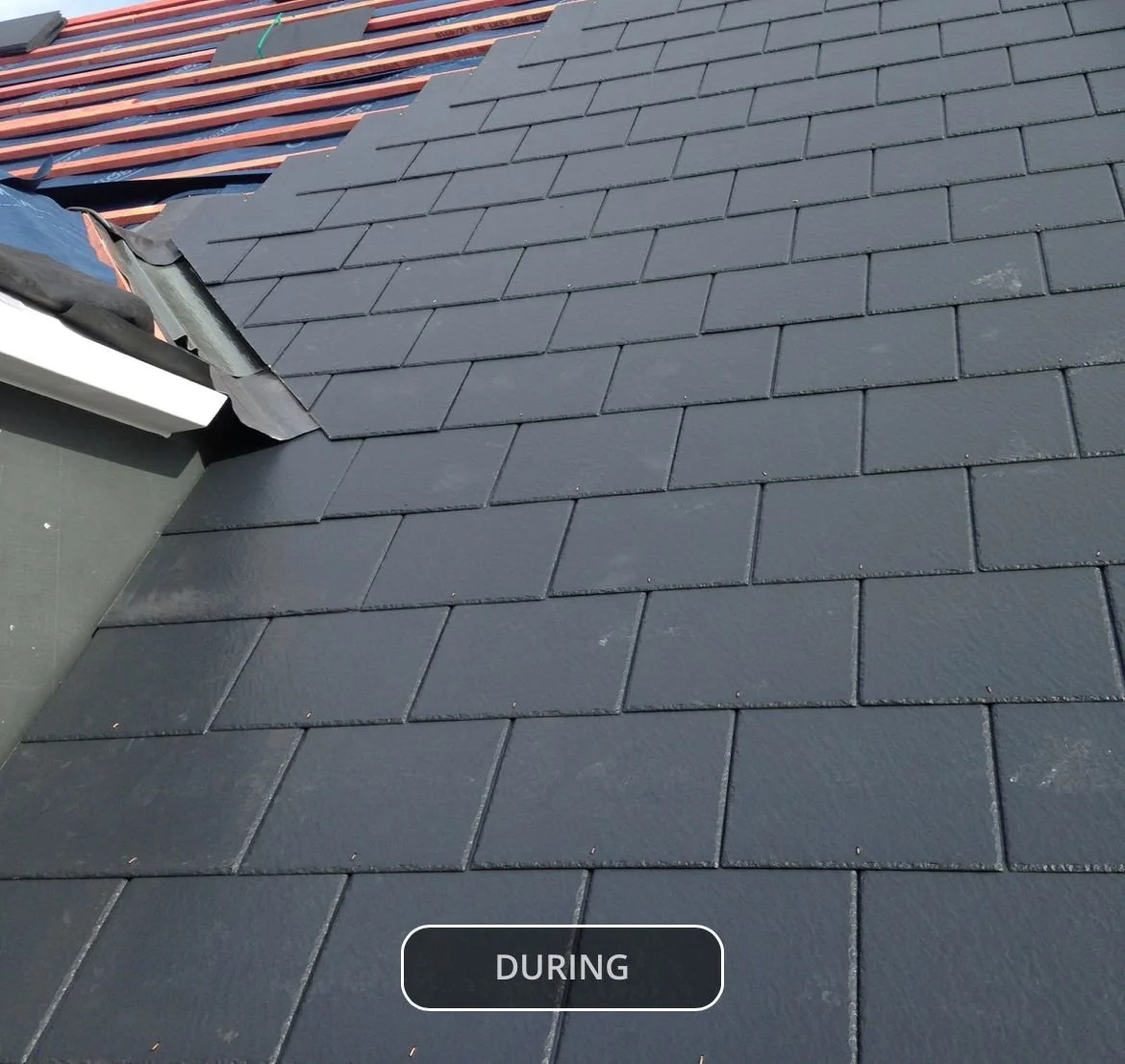MD Roofing adding a roof to a new development in Salisbury