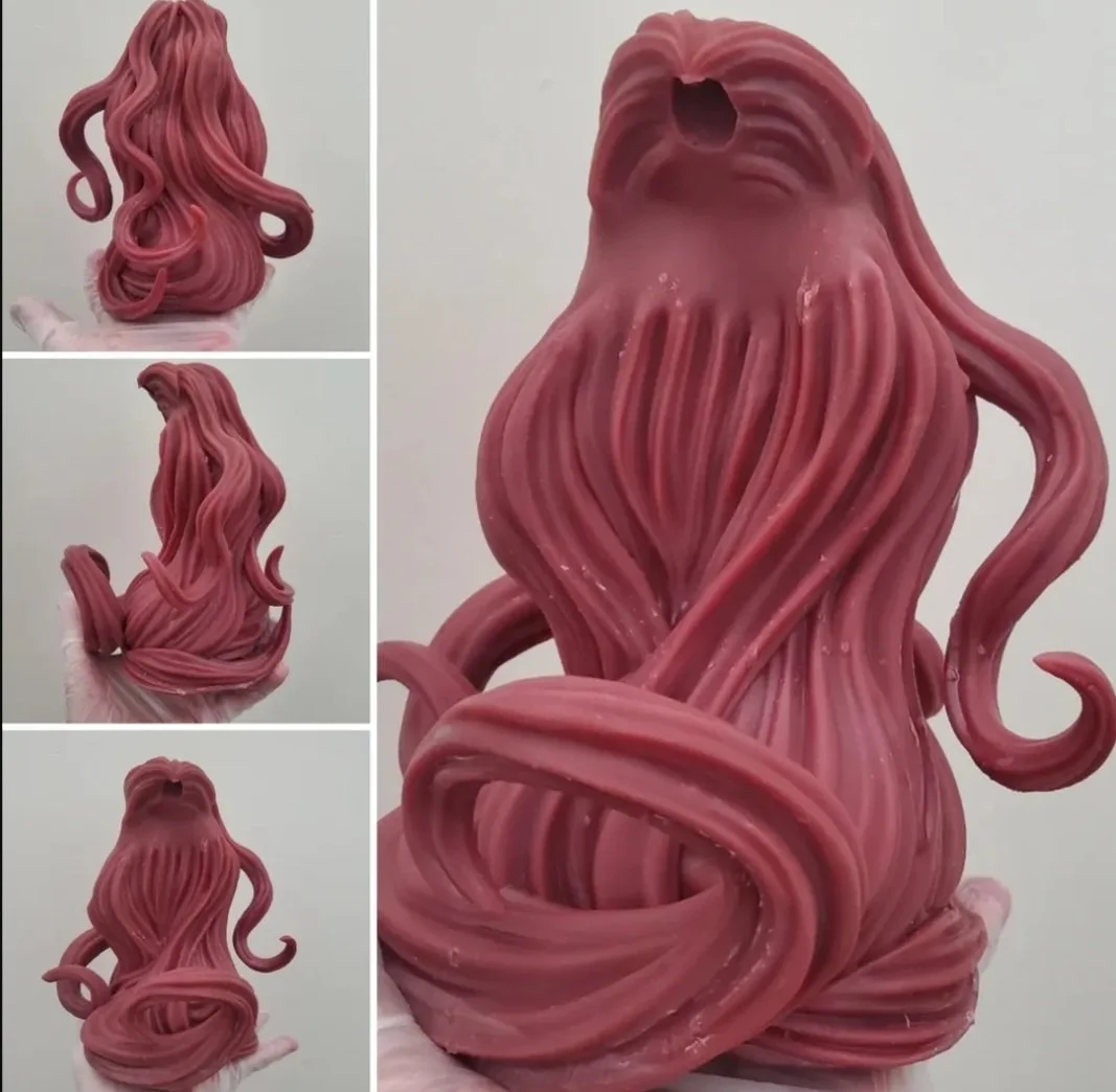 Custom Action Figure - MEDUSA Hair Stand & Figure