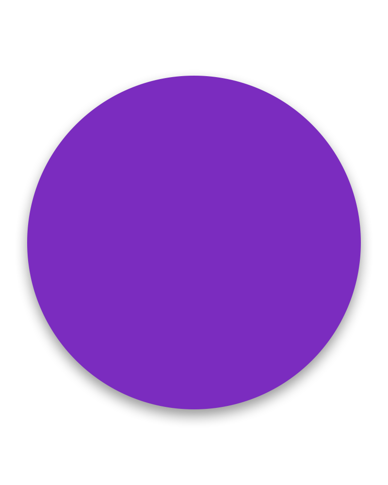 Large purple circle used as navigation item for Card Readers