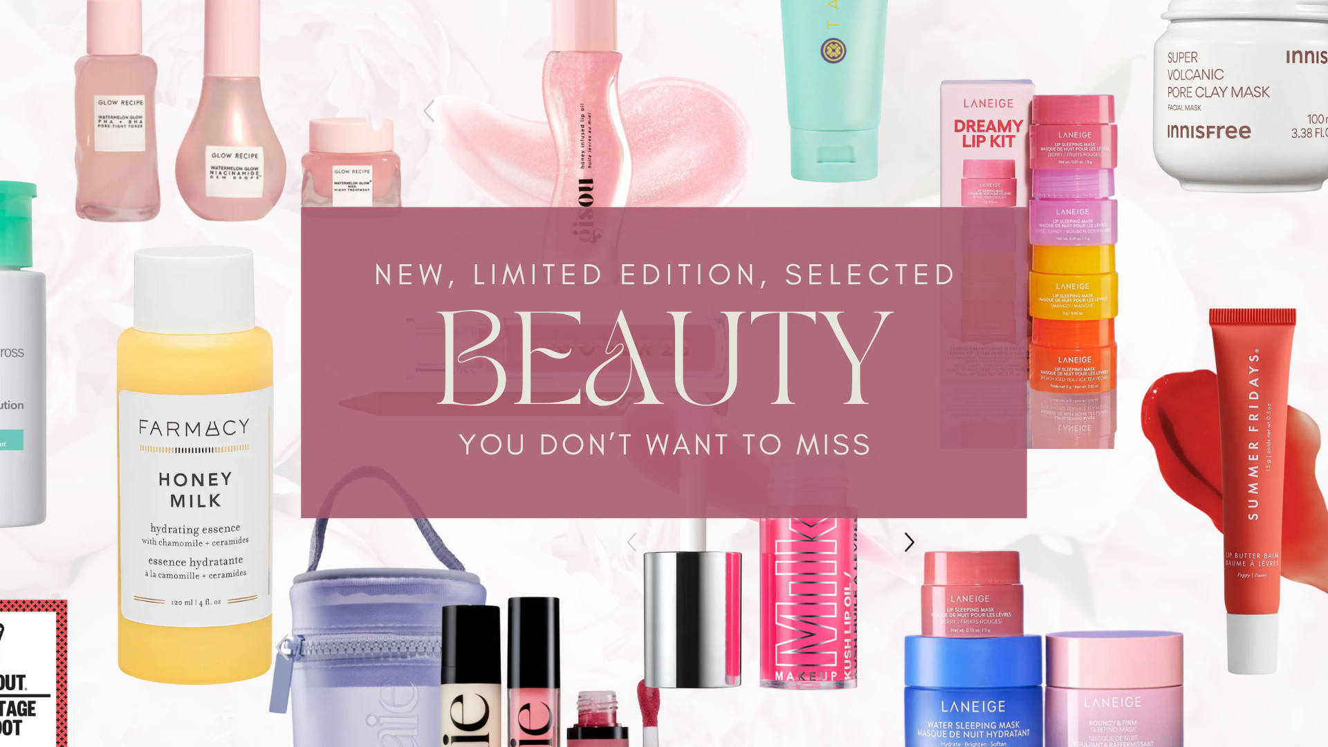 New beauty and skincare with additional 20% off