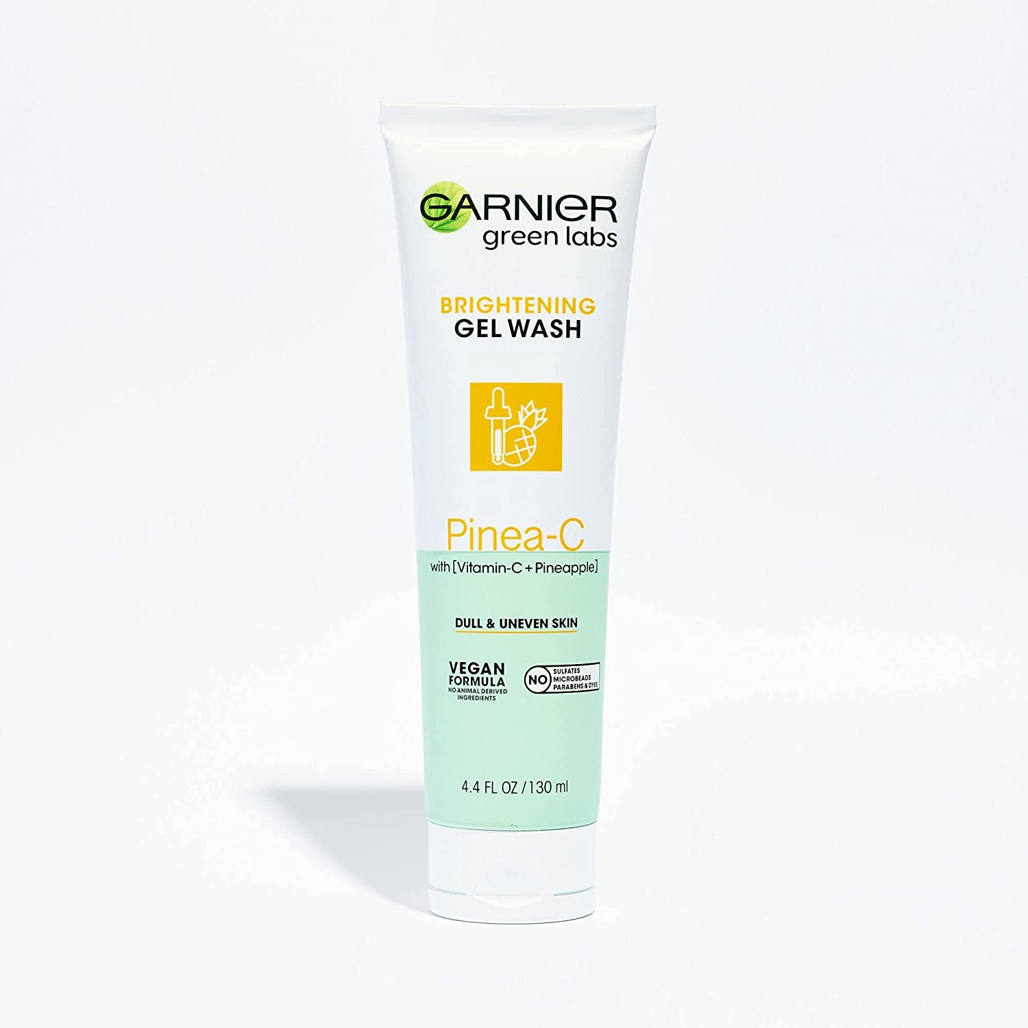 Garnier skinactive green labs brightening Gel washable cleanser with vitamin c and for dull and uneven skin pinea c pinapple.jpg