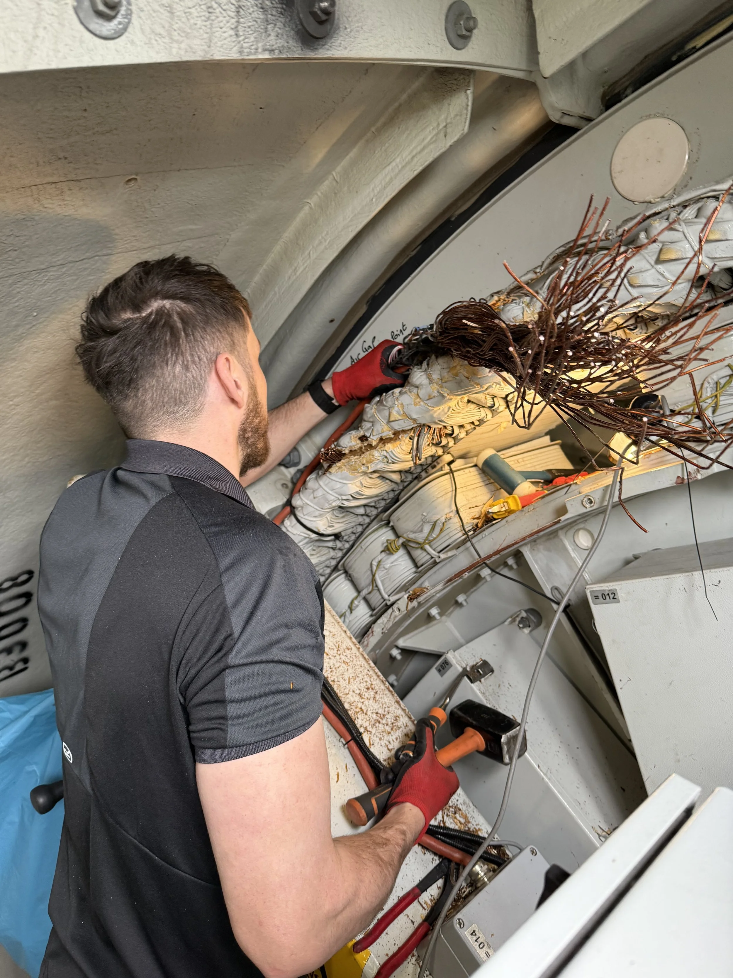 Completed Another Successful Up-Tower Generator Repair On An Enercon E53 For A Valued Long-Term Client!