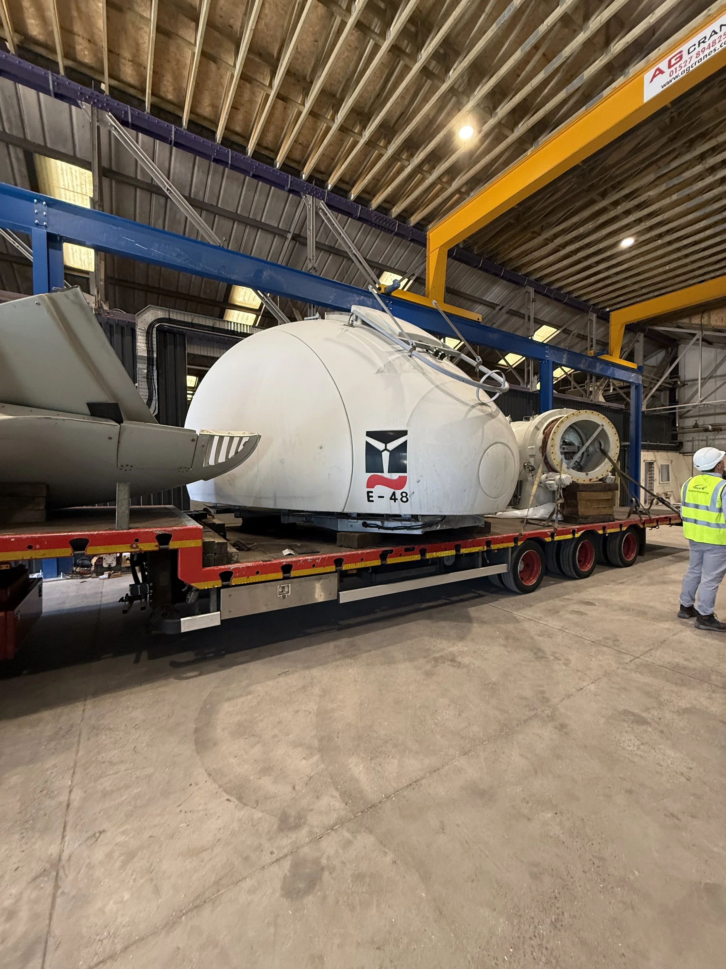 Enercon wind turbine transport