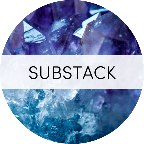 clickable image: blue-purple stone sphere with "substack" title