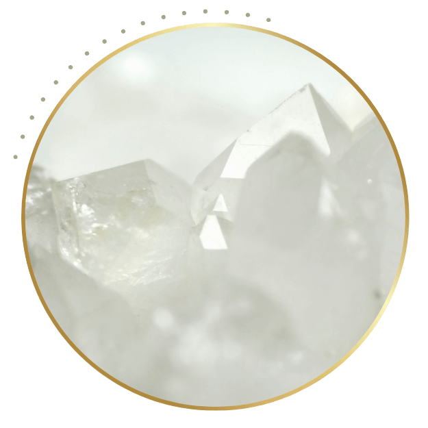 clear quartz crystal