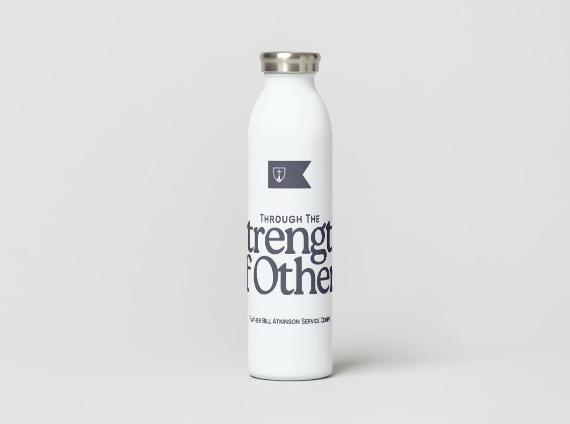 White Strength of Others Water Bottle
