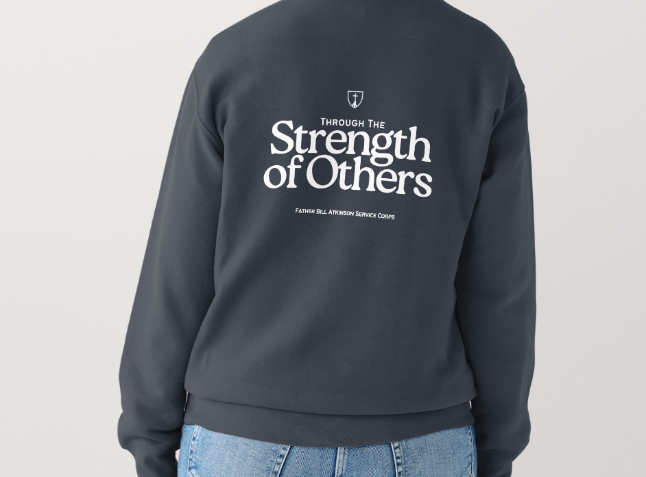 Navy Strength of Others Crewneck
