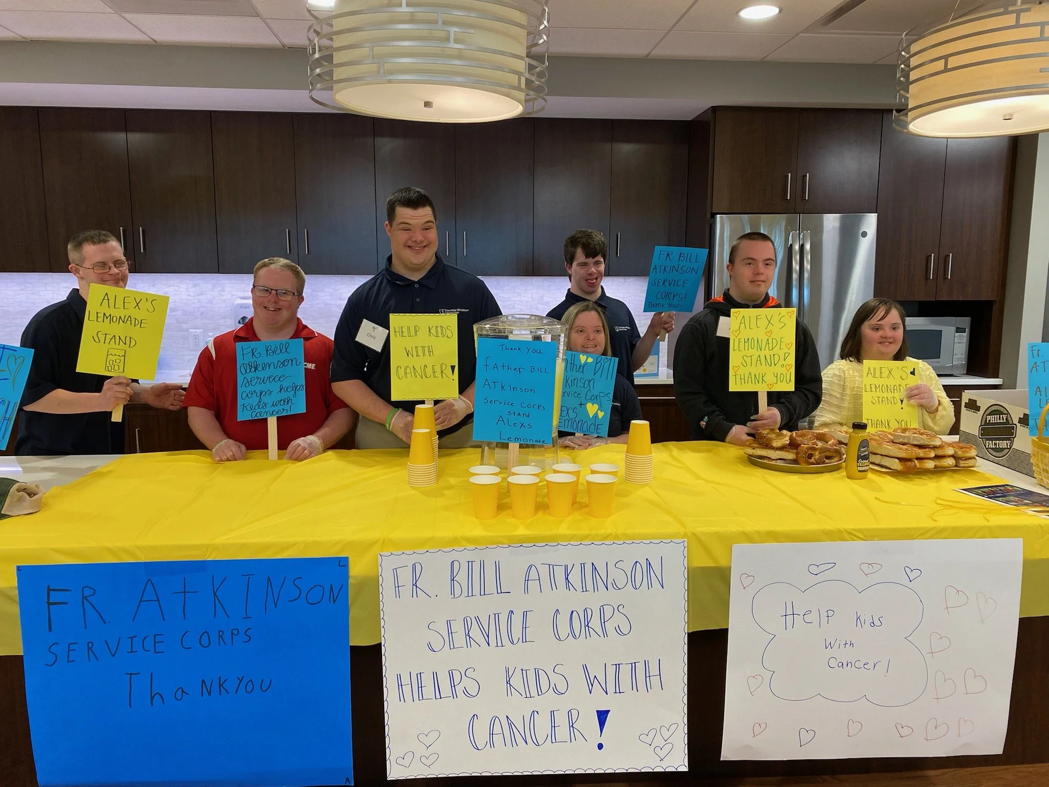 Alex’s Lemonade Stand with Creative Financial Group — Father Bill